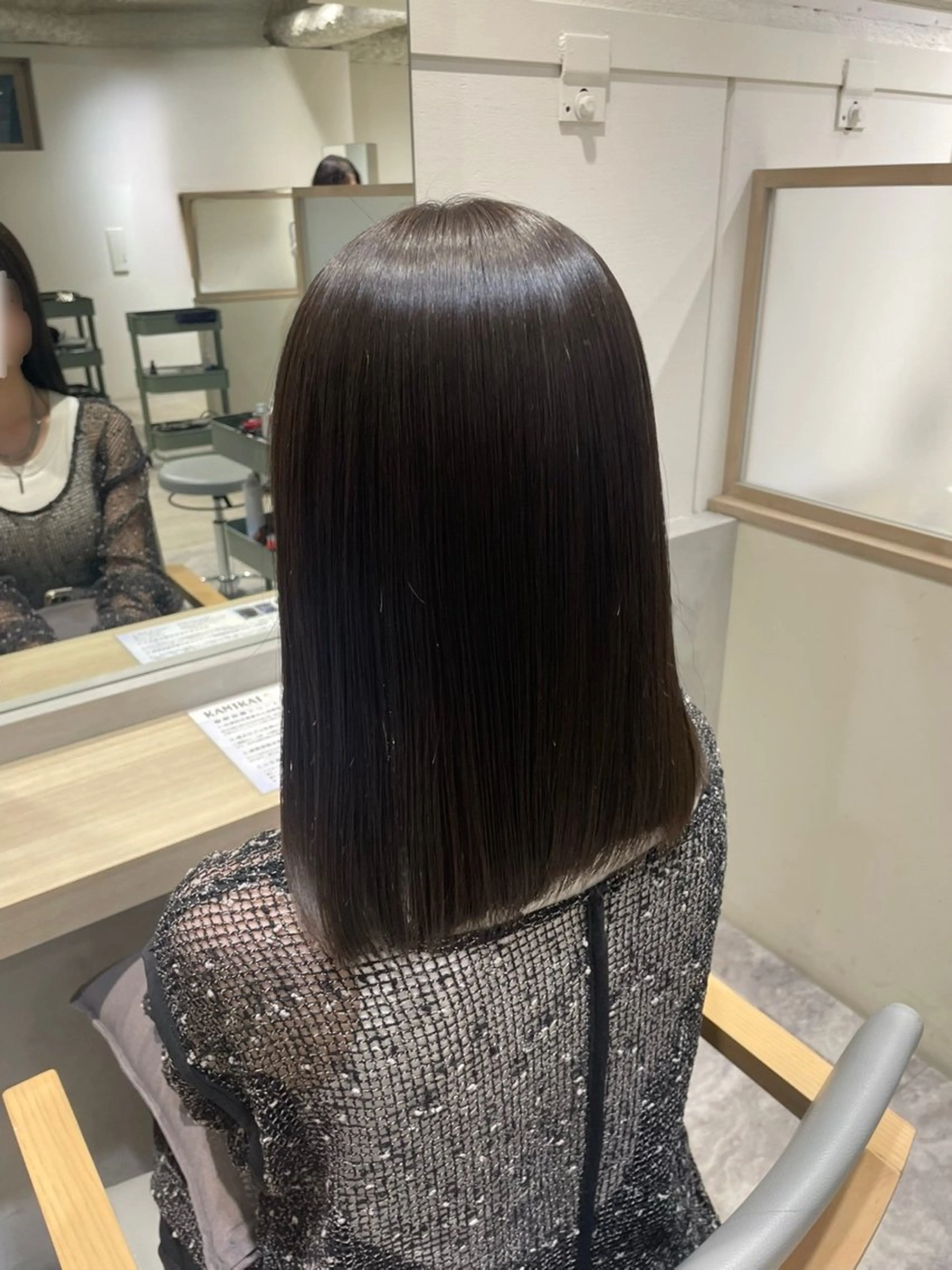 似合わせカラー🫧選べるトリートメント付✨(TOKIOorバイカルテ)ミディアムヘア限定の写真