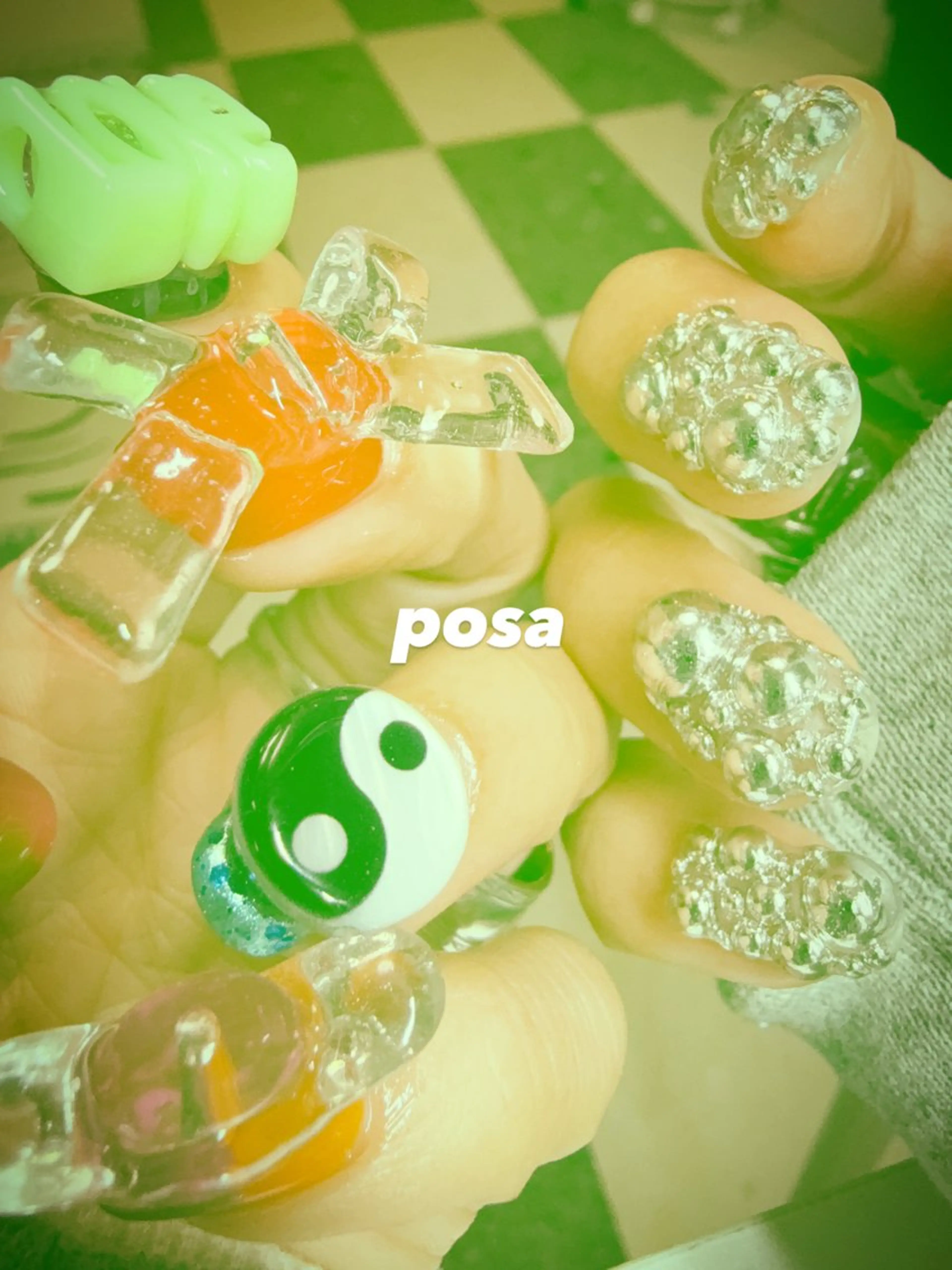 ネイル ハンドネイル posa nail モエミのネイルデザイン