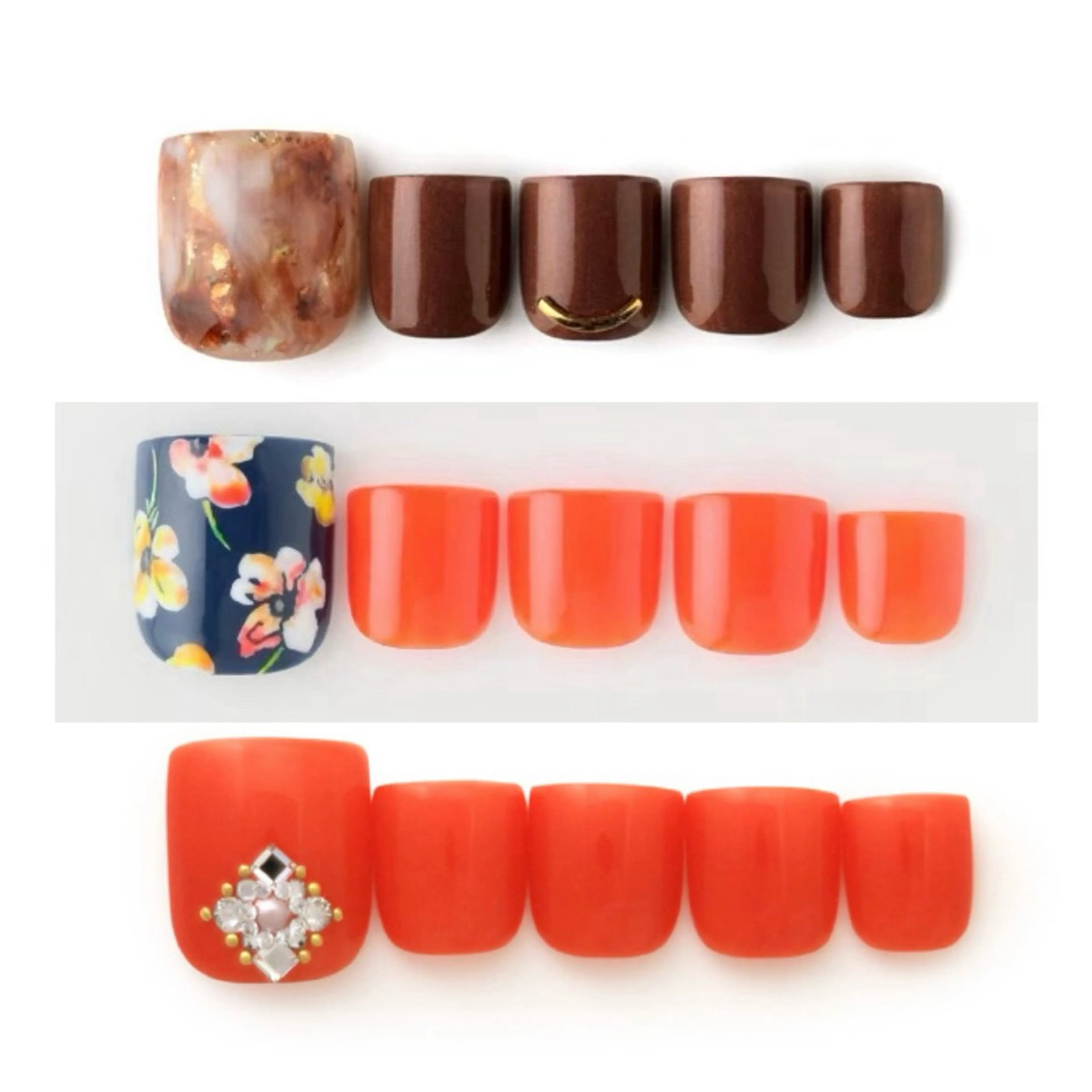 4/12(日)16時30分​〜​フットアート（色指定）/150分@ネイルサロンtricia表参道店の写真