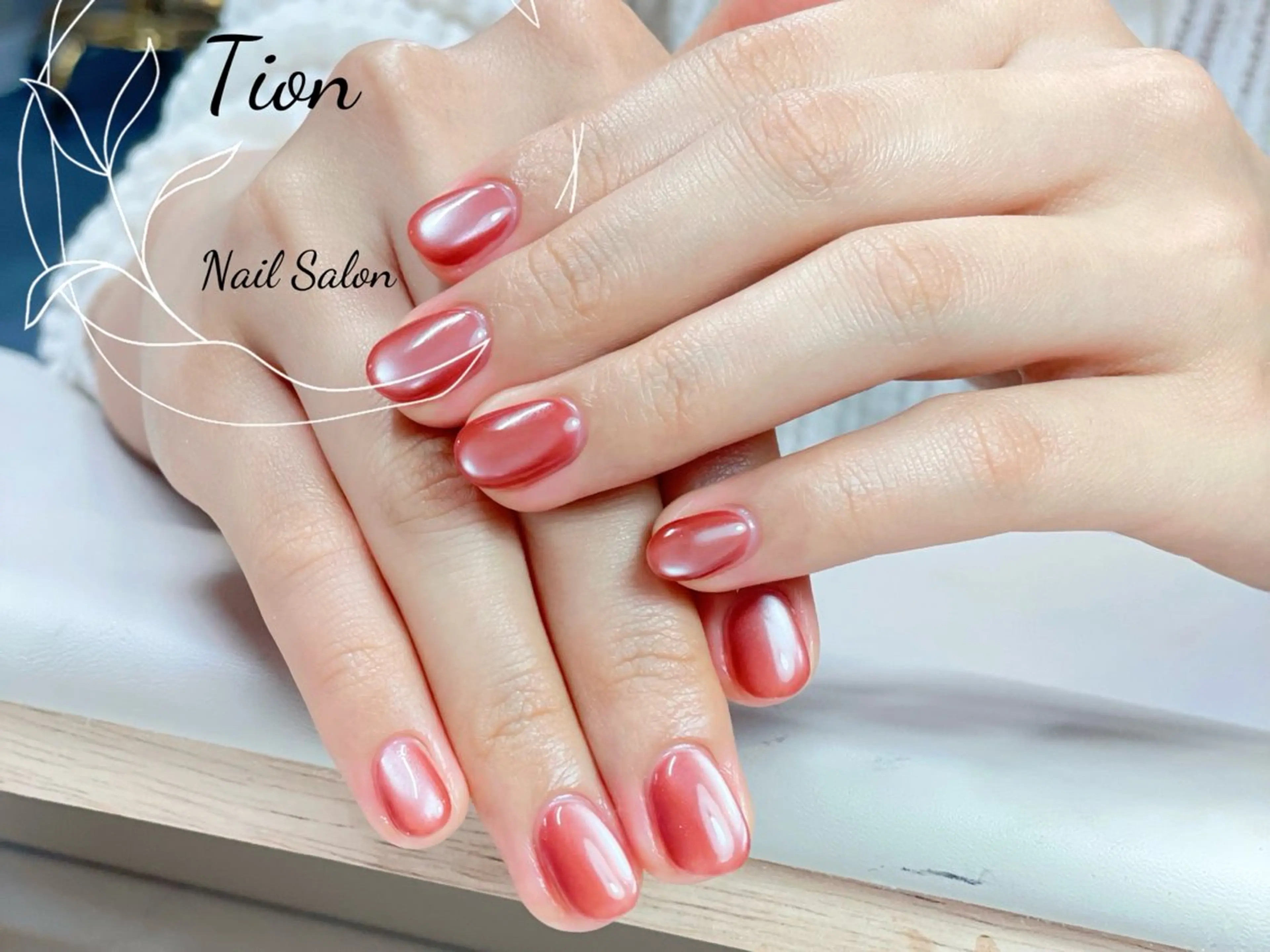 ネイル チークネイル 長さ出し フットネイル フレンチネイル ジェルネイル Nailsalon Tion武蔵小杉店所属・Nailsalon Tion武蔵小杉店のネイルデザイン