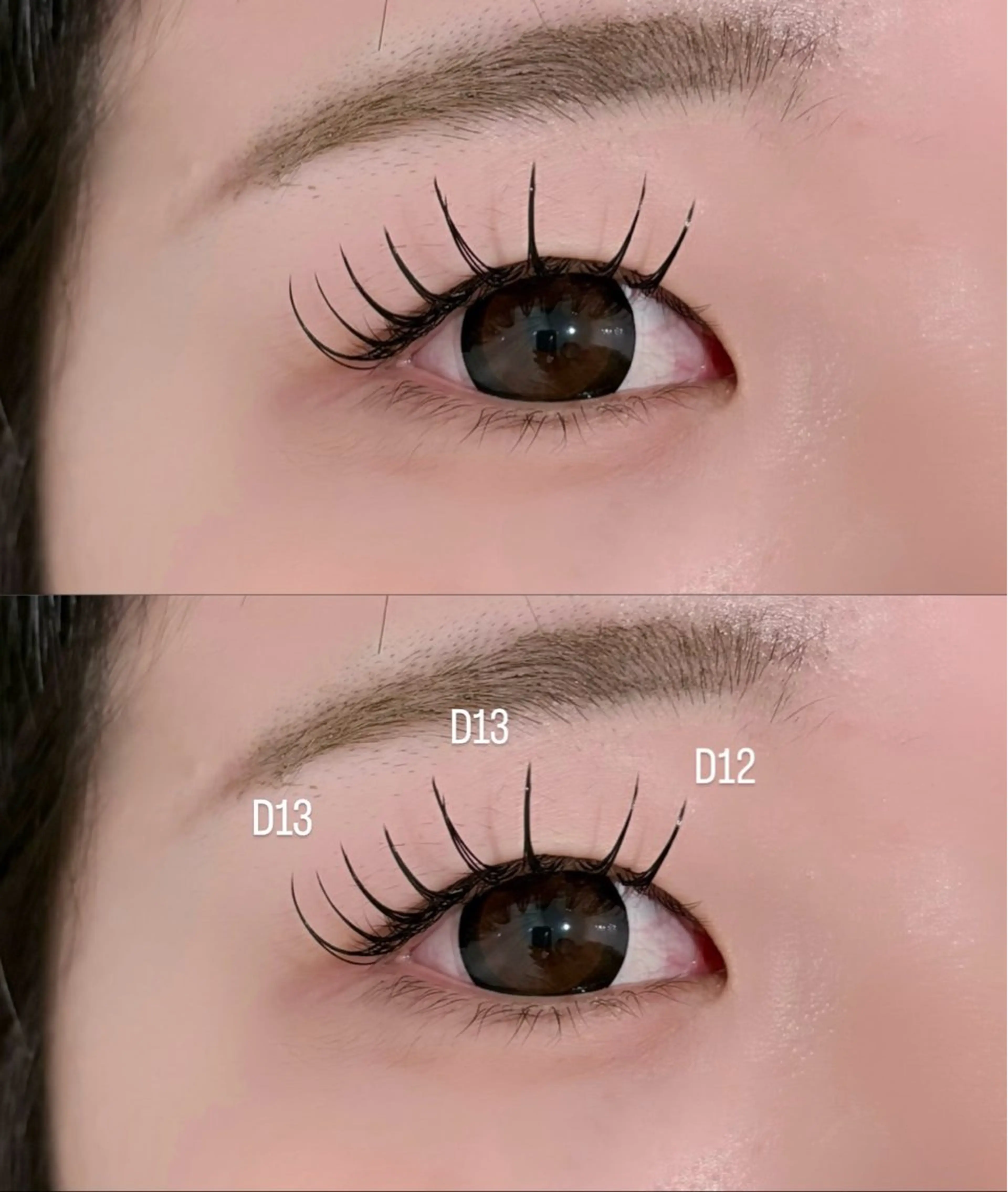 マツエク・マツパ フラットラッシュ meRK manamiのマツエク・マツパデザイン