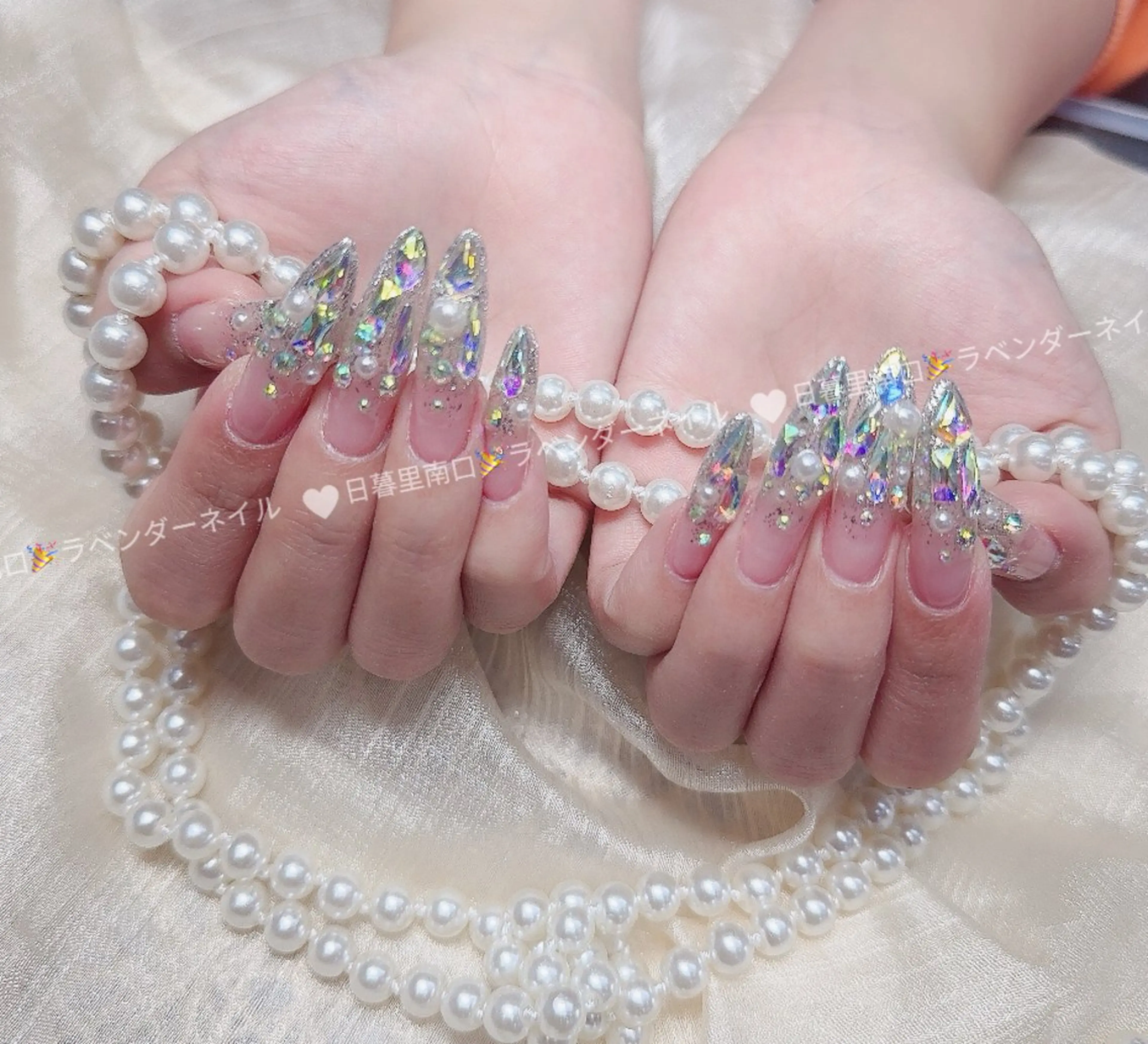 ネイル ラベンダー💖日暮里 ルル💖ネイルのネイルデザイン