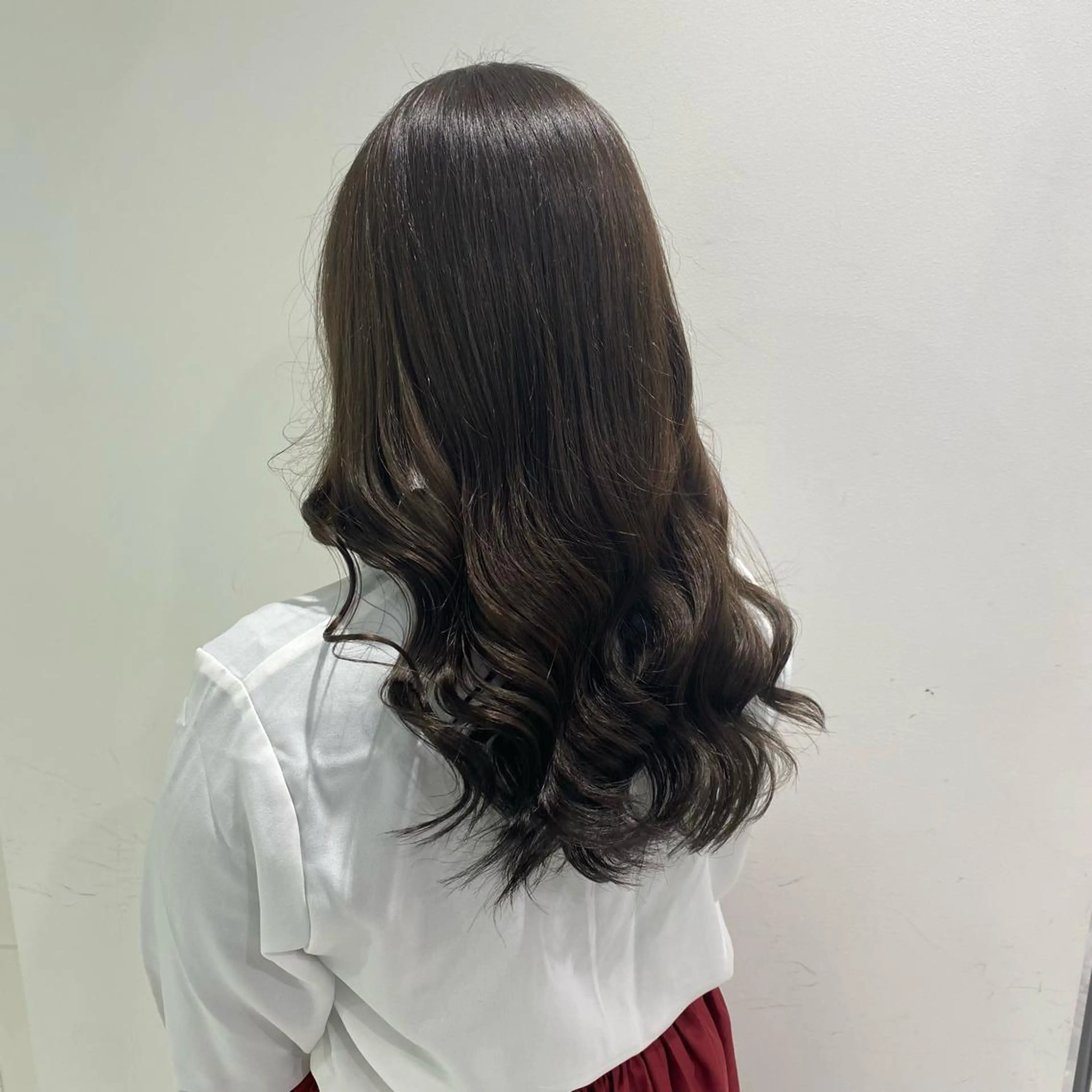 ミディアム カラー パーマ ヘアアレンジ メンズ キッズ ネイル マツエク・マツパ ベージュカラー オリーブベージュ Lumo所属・💖横浜ブリーチなし 💖MIHOのヘアスタイル