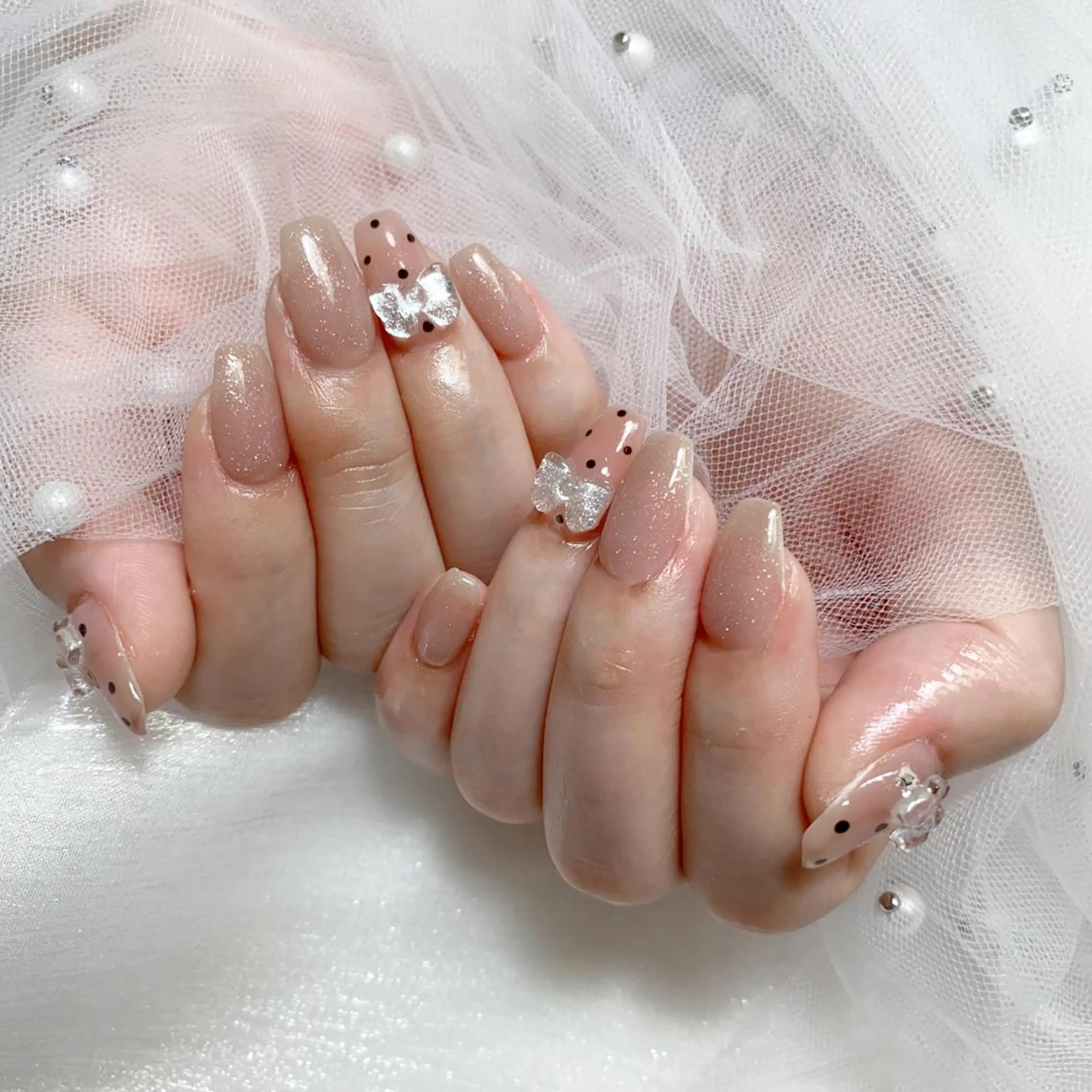 ネイル 持ち込み ハンドネイル Nail salon 木にいるのネイルデザイン