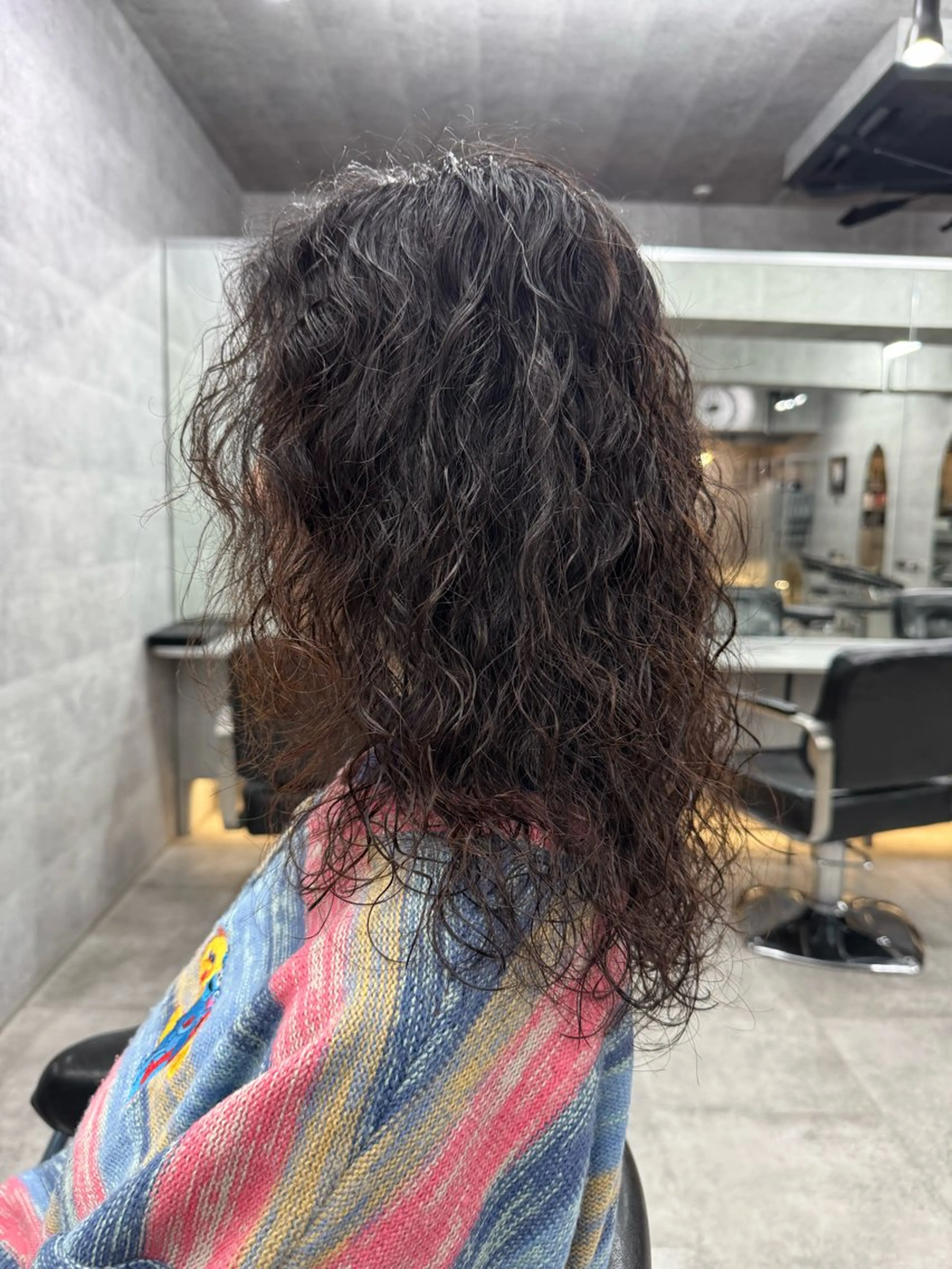 ミディアム パーマ カット パーマ あなたのお悩み改善" You"💚❤️💛のヘアスタイル