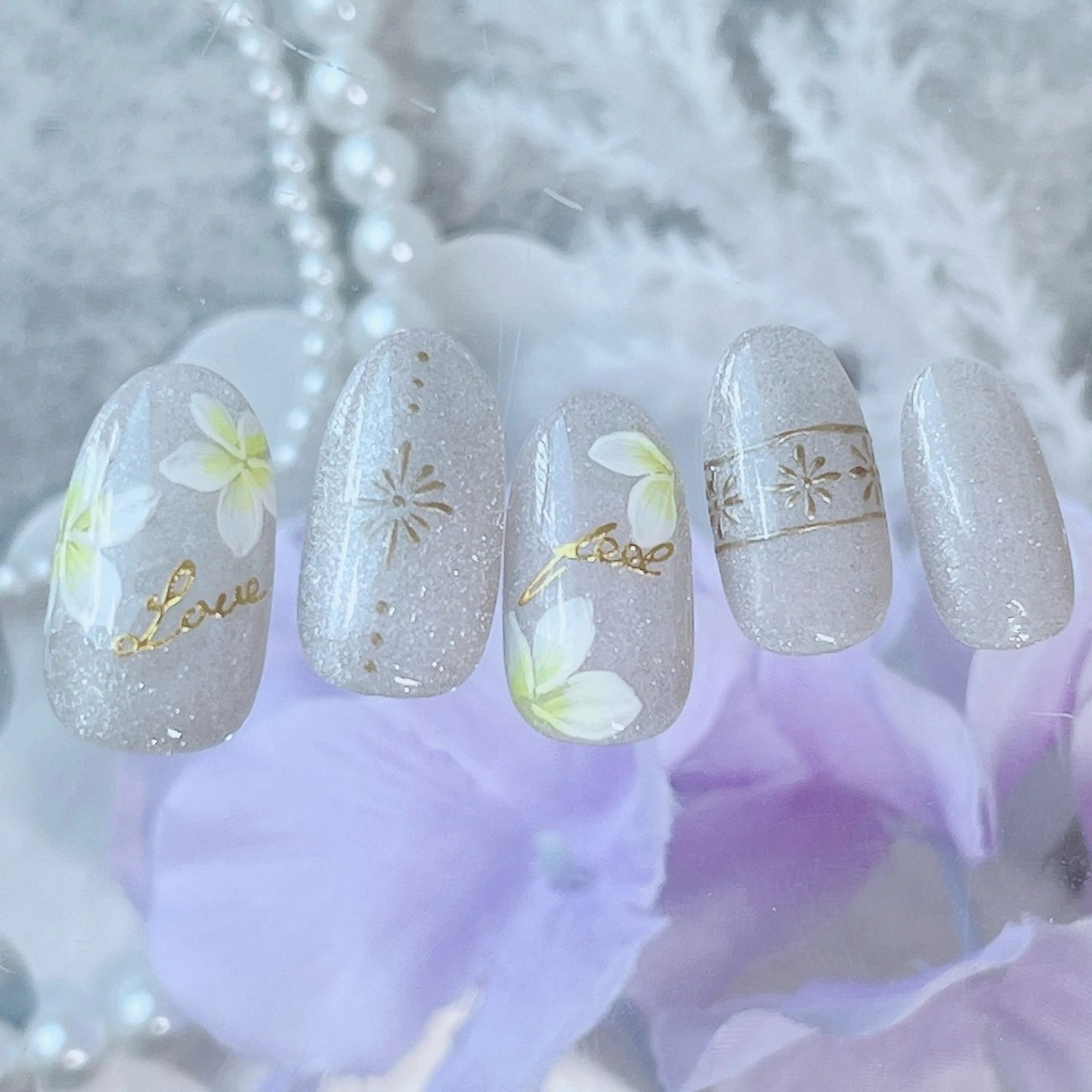 ネイル ❁miju nail 大人上品/自爪育成のネイルデザイン