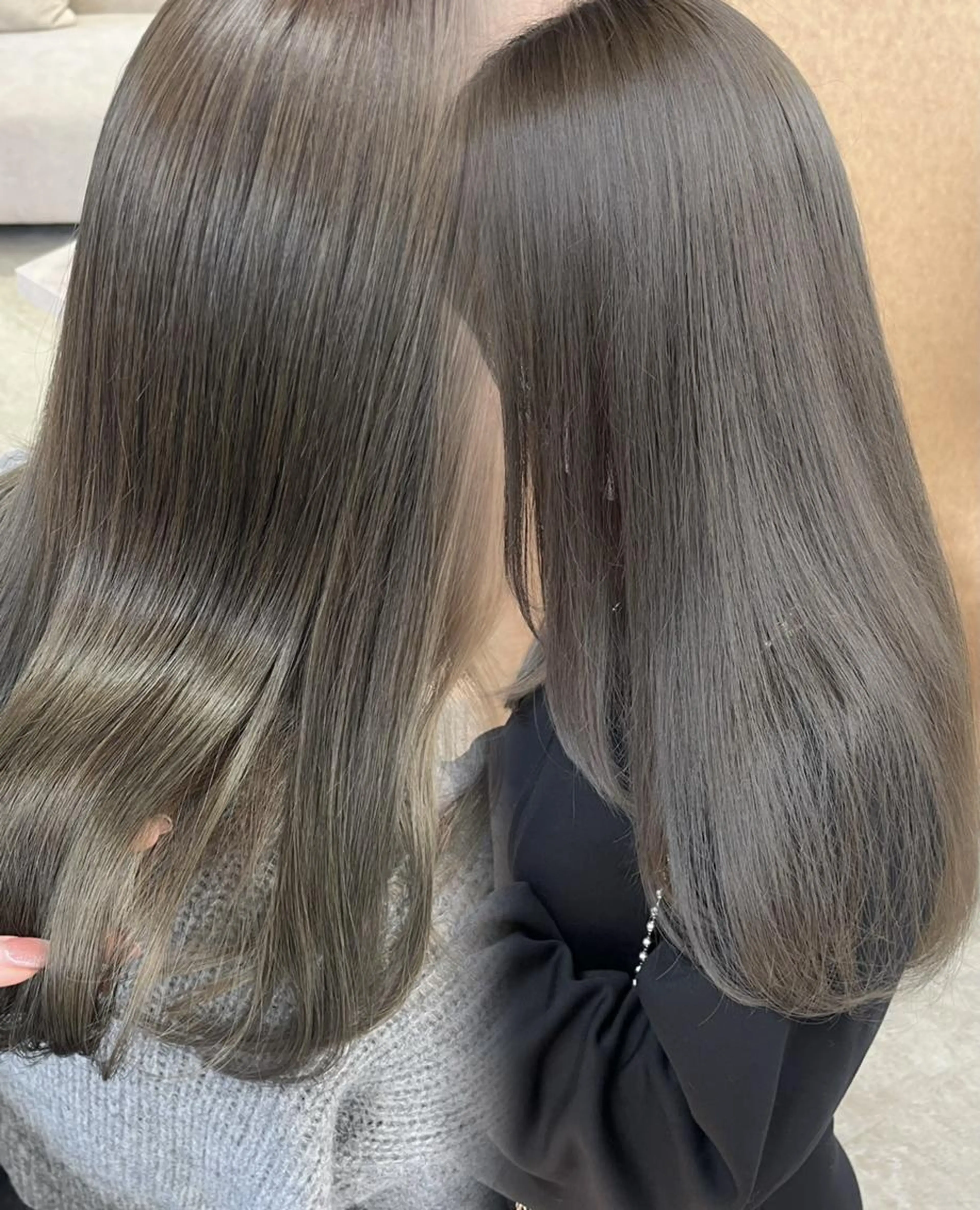 エドルカラーでつくるブリーチなしワンカラー🌛+3stepトリートメント💓¥4500 透明感がでやすい+赤みがとれる！の写真