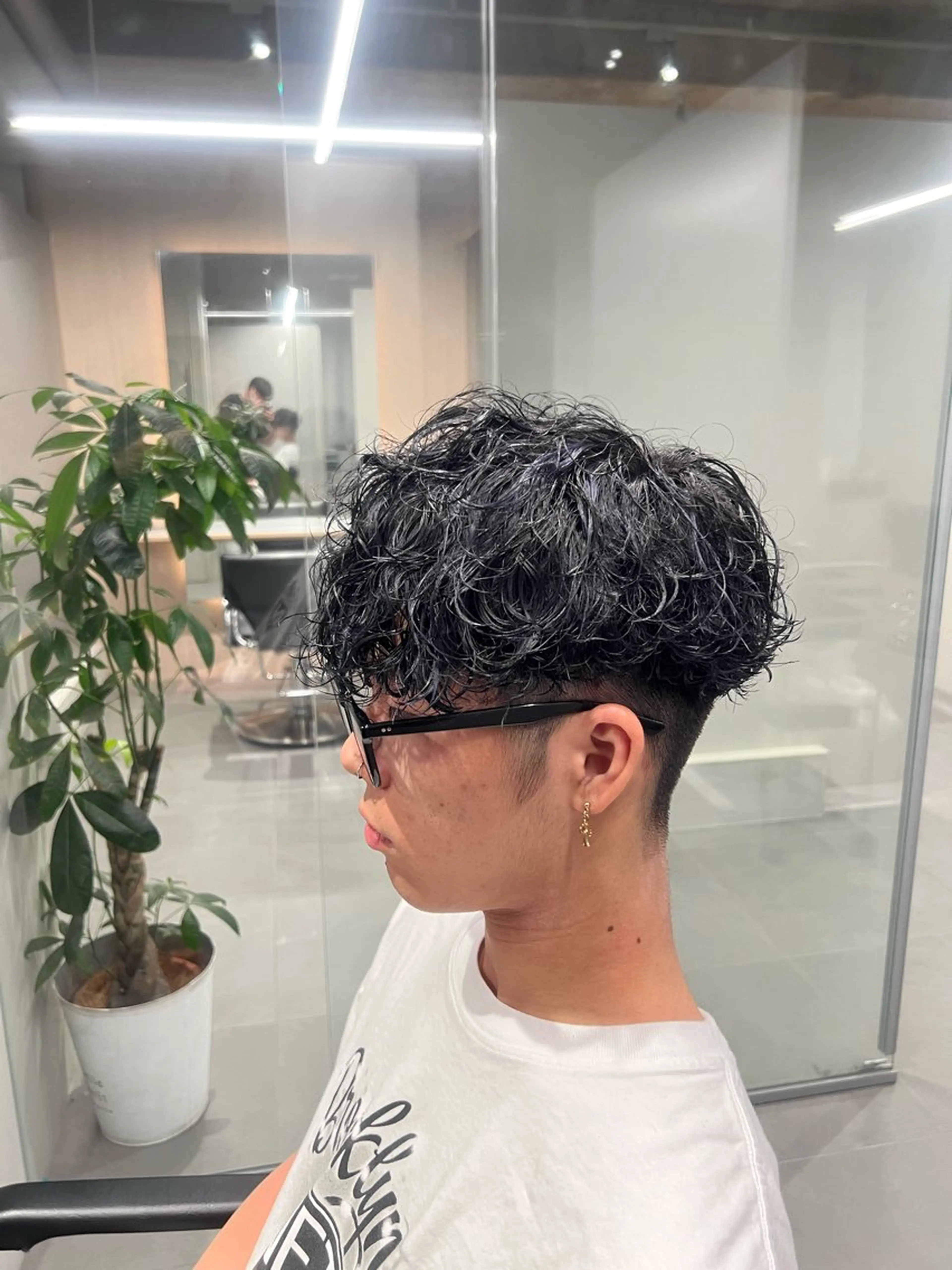 ショート メンズ メンズパーマ 波巻きパーマ りあん/ 越谷/パーマのヘアスタイル