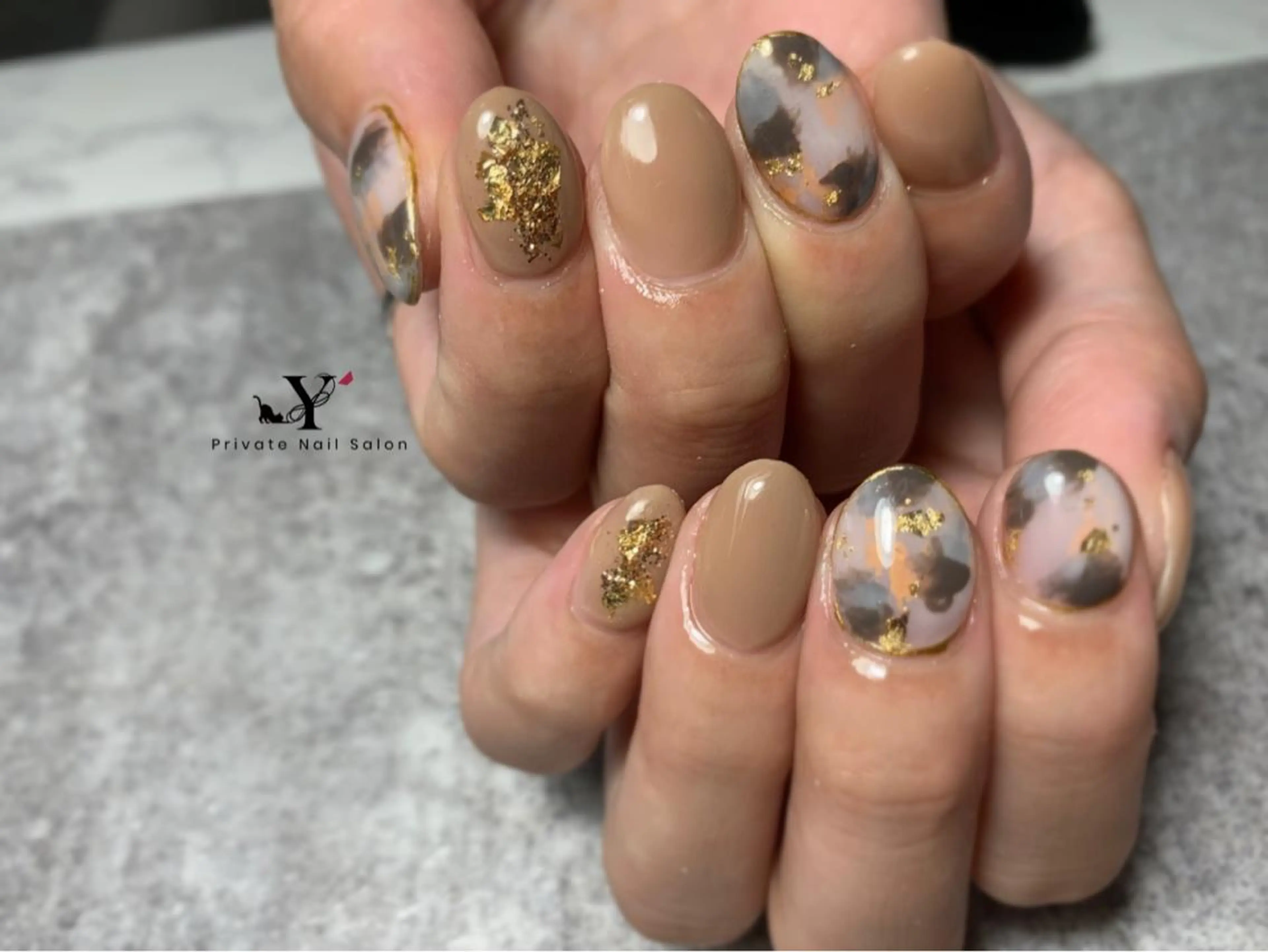 ハンド★ワンカラー＋アート4本の写真