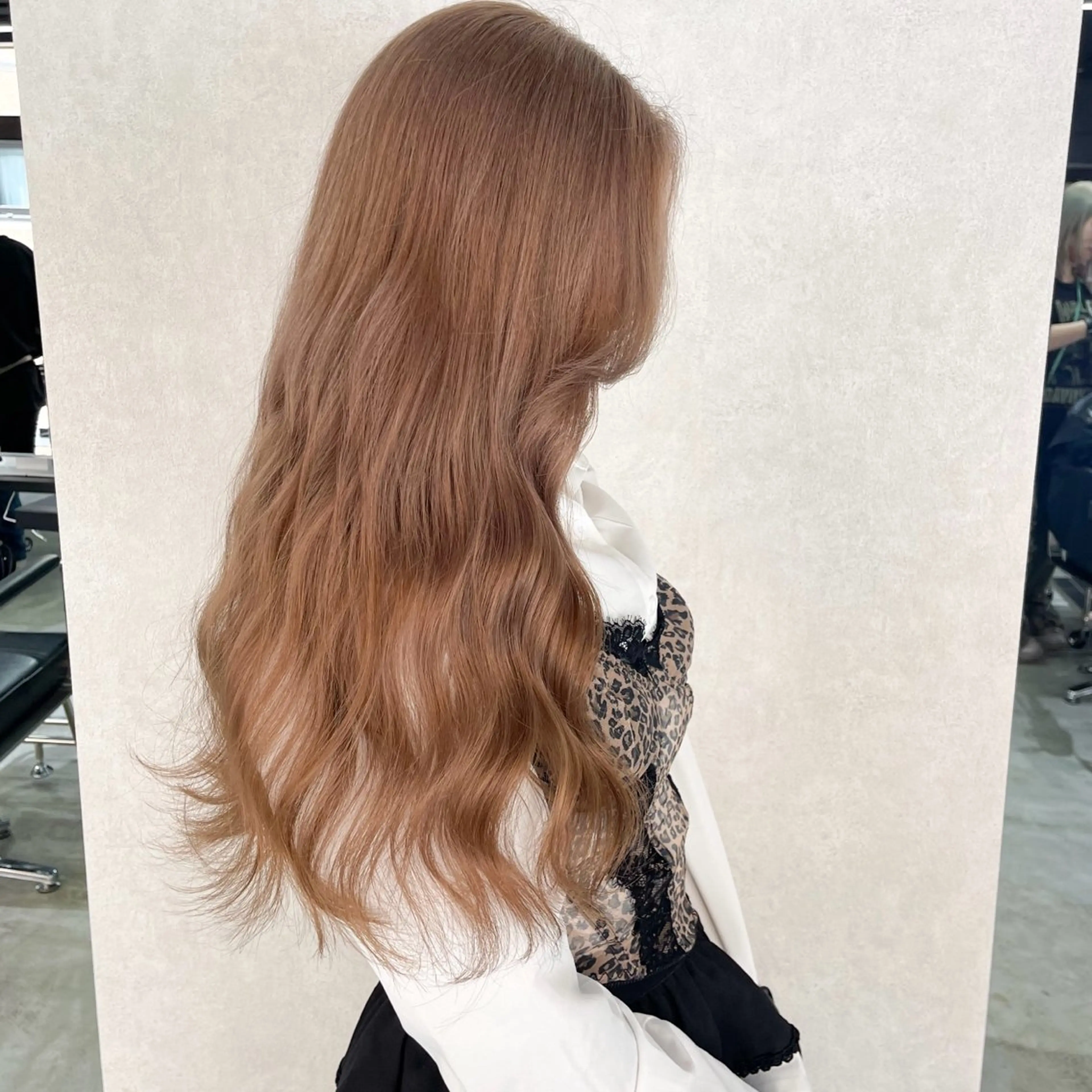 ロング カラー ヘアカラー トリートメント 暖色/ミルクティー /レイヤー/マリア♡のヘアスタイル