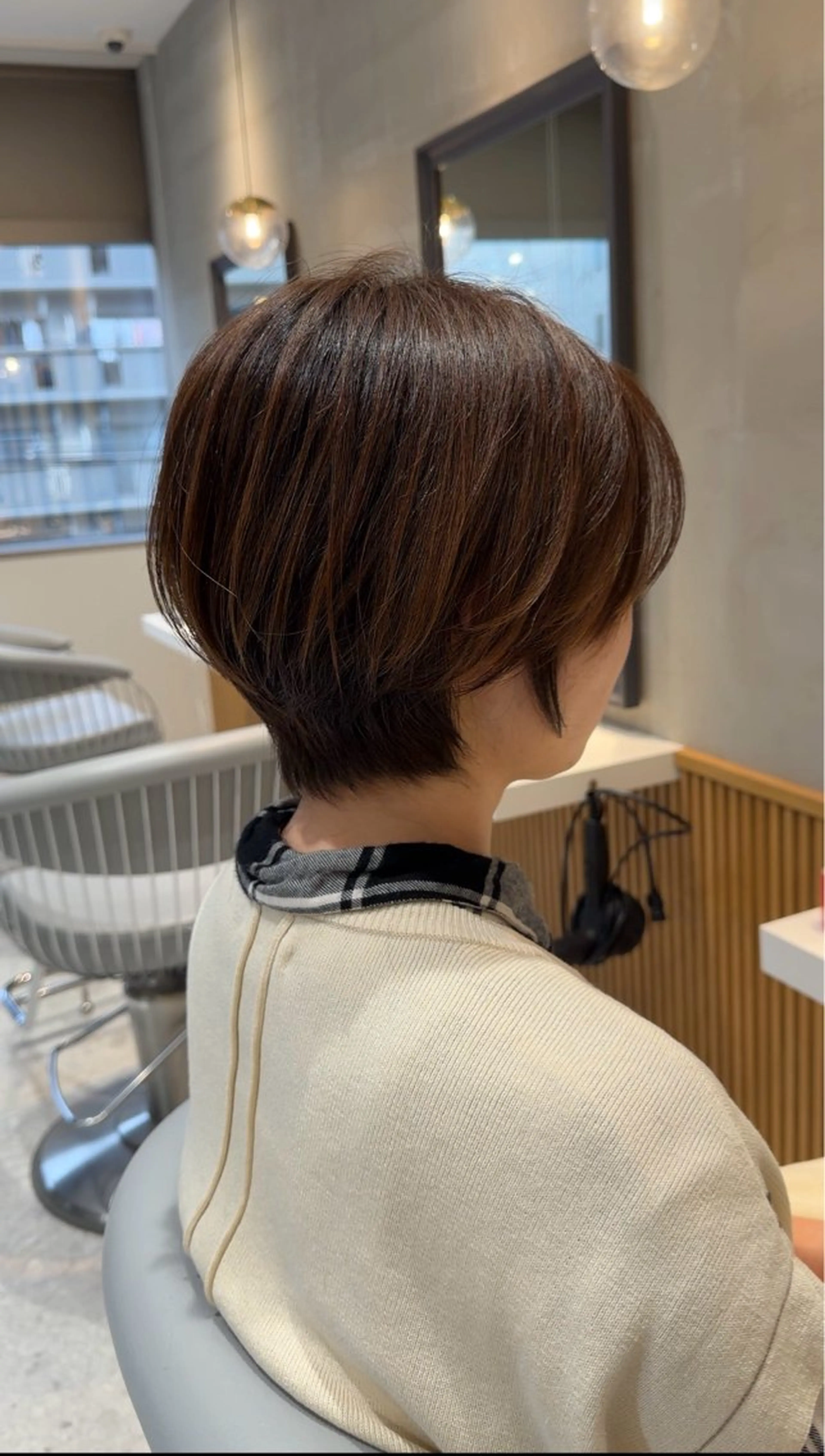 ショート カット トリートメント けいし🐬ボブ 美髪縮毛矯正のヘアスタイル