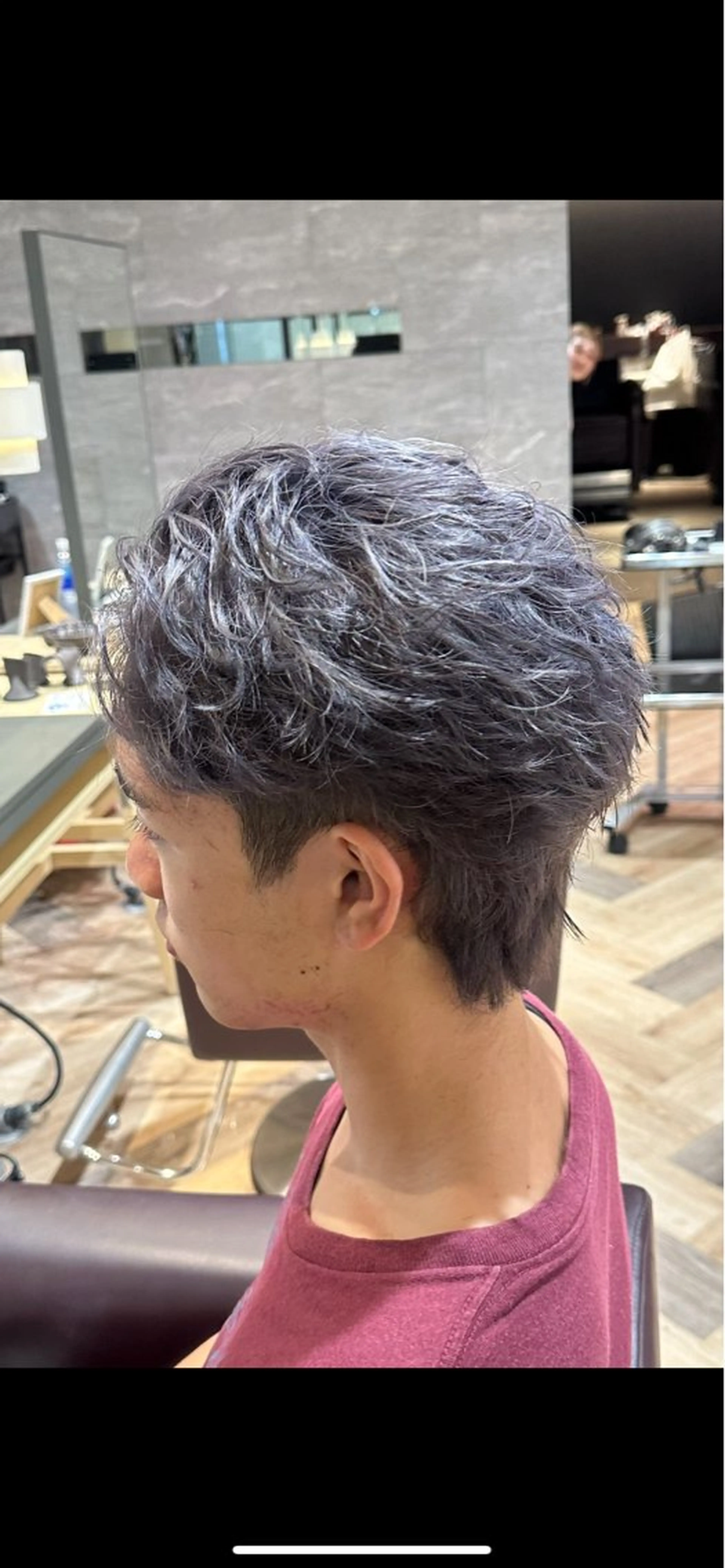 メンズ メンズ特化/フェザー /パーマ/伊勢元のヘアスタイル