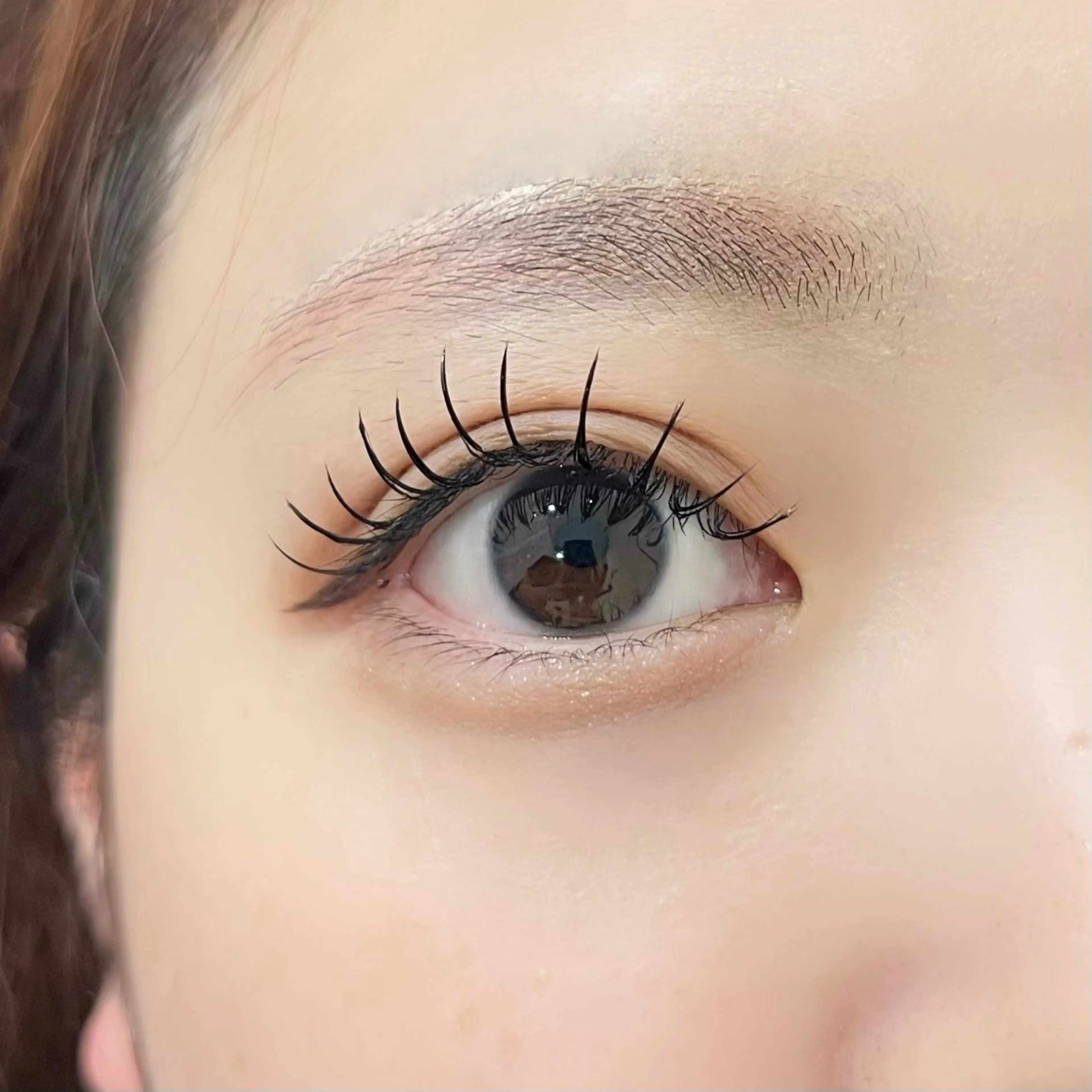 マツエク・マツパ キュート フラットラッシュ moana nonのマツエク・マツパデザイン