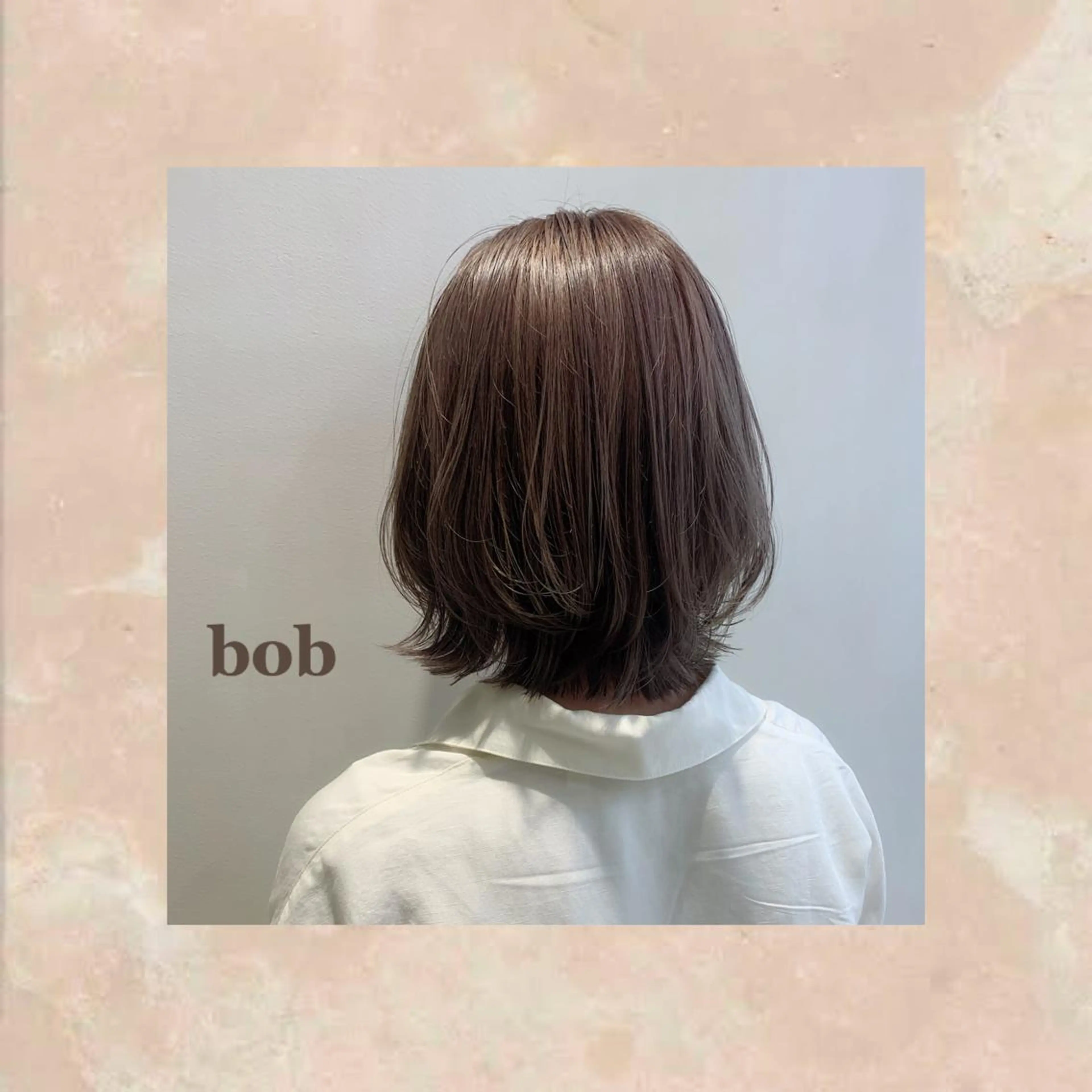 ショート ボブ くびれヘア 外ハネヘア apish 夏琳のヘアスタイル