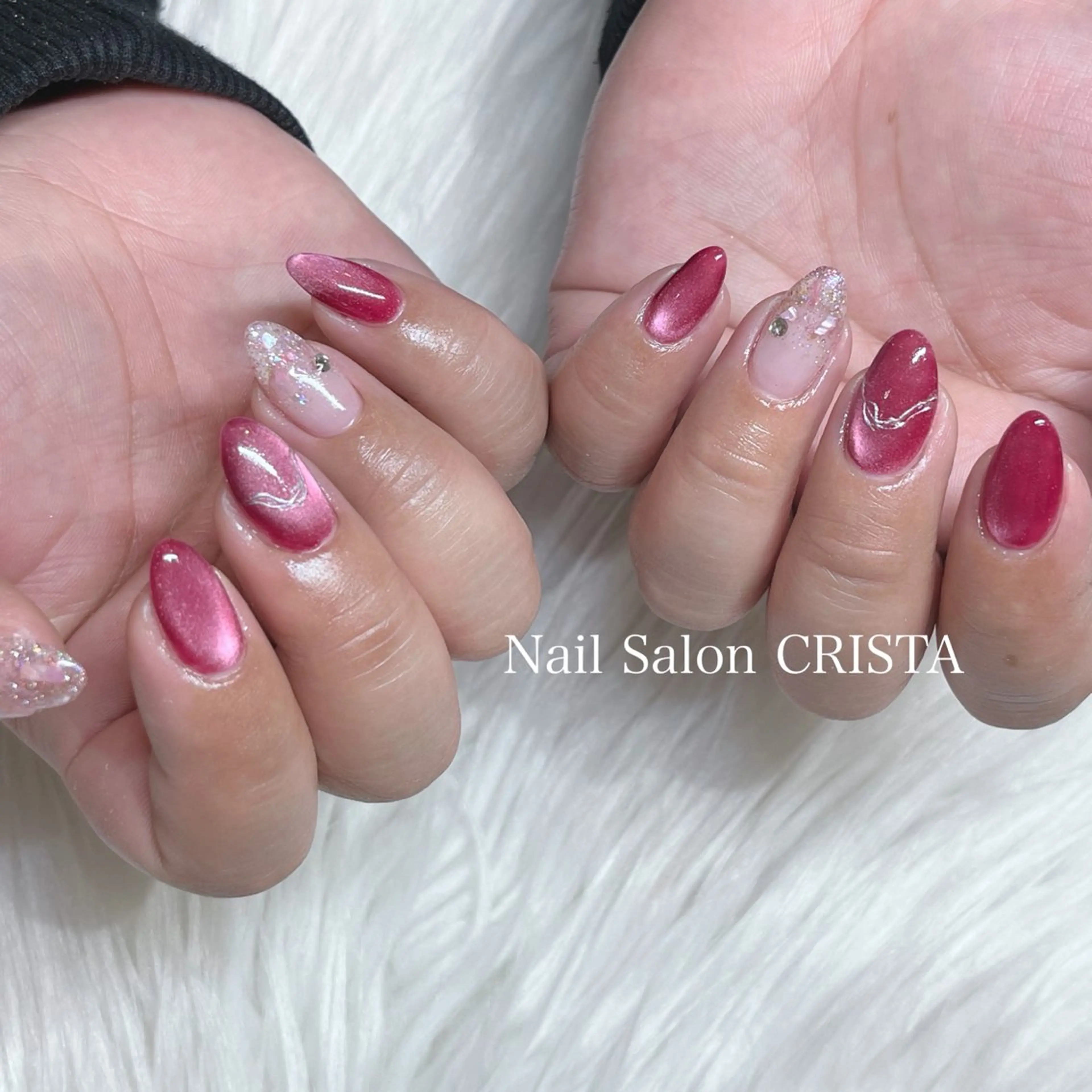 ネイル ピンク ハンドネイル Nail Salon CRISTA所属・CRISTA 🤍ヒナタのネイルデザイン
