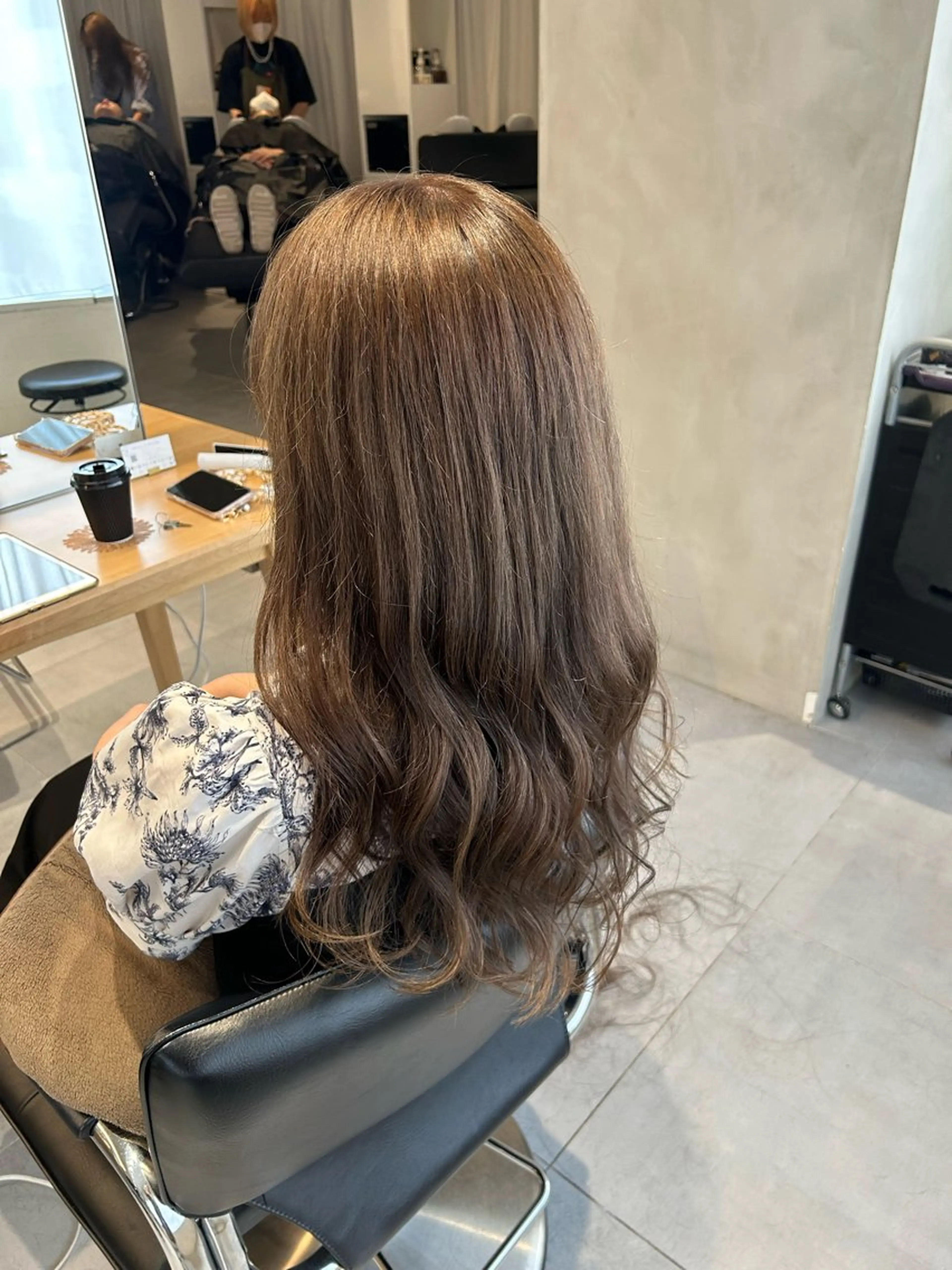 ロング ヘアカラー トリートメント 🧚つやさらhair 🧚manakaのヘアスタイル