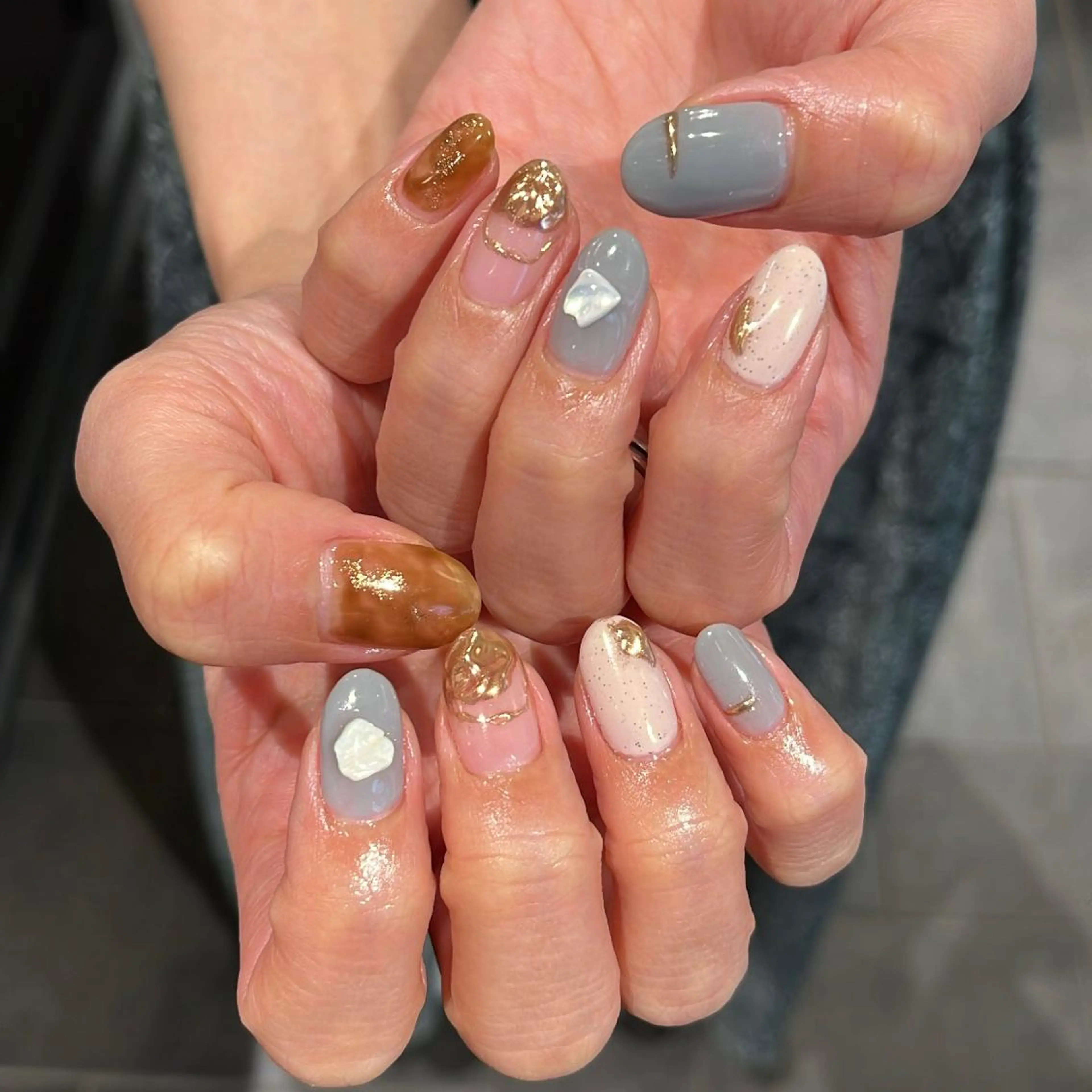 ネイル ハンドネイル 鈴木 里奈のネイルデザイン