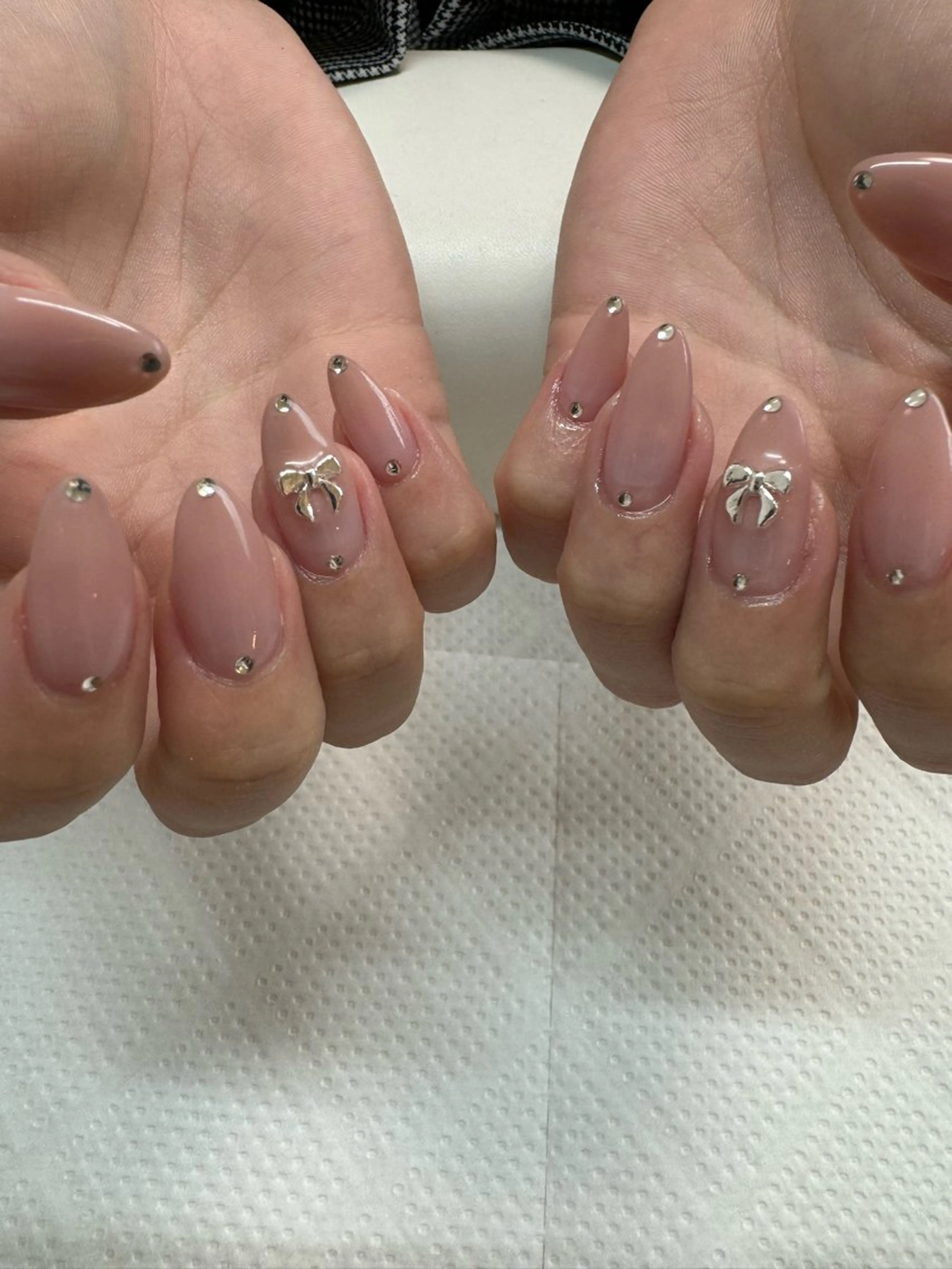 ネイル アートネイル フレンチネイル 韓国ネイル マグネットネイル 持ち込み MH_ Nailのネイルデザイン