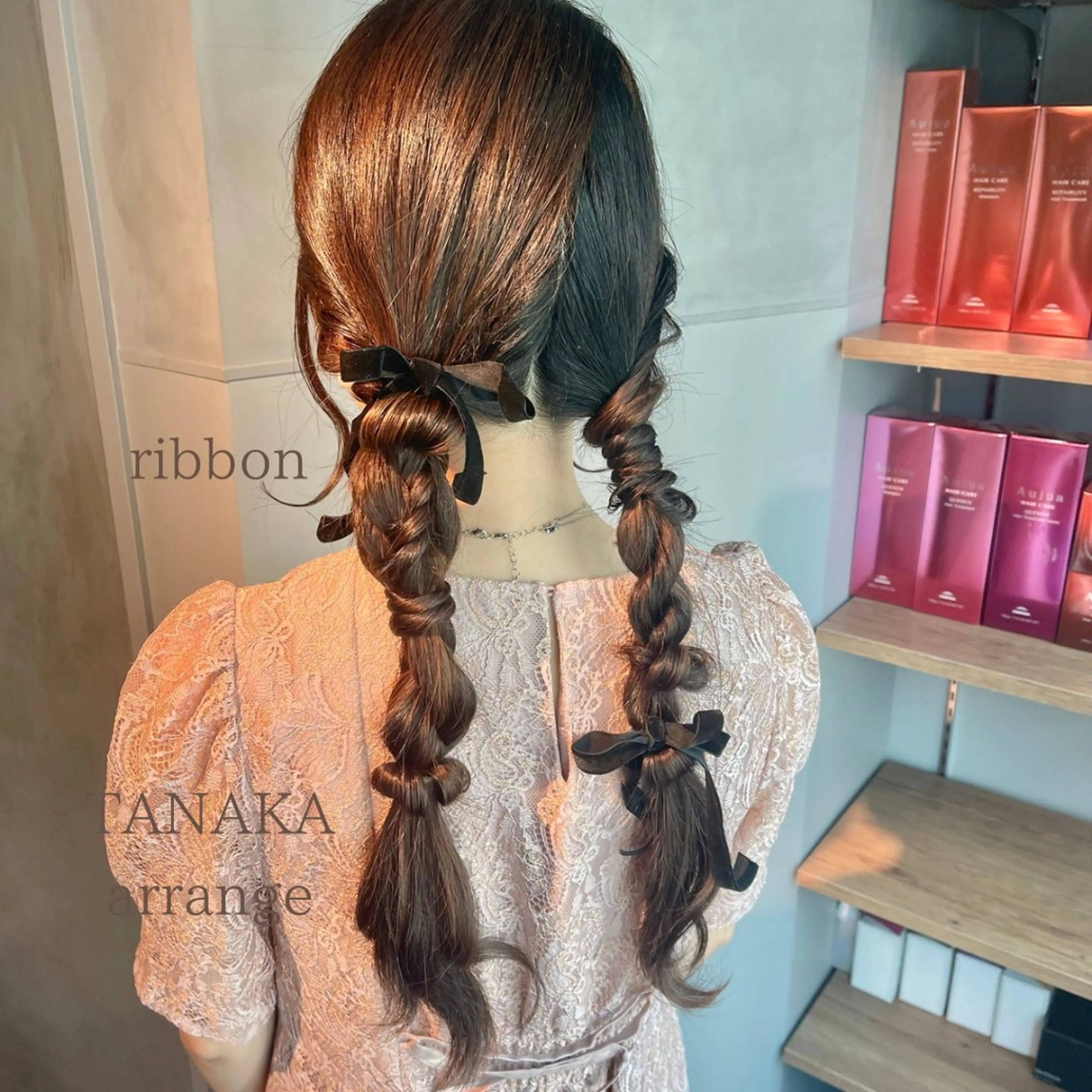 ヘアアレンジ 結婚式・ブライダル 卒業式のヘアスタイル ヘアセット charm《銀座》 ヘアセット/縮毛矯正のヘアスタイル