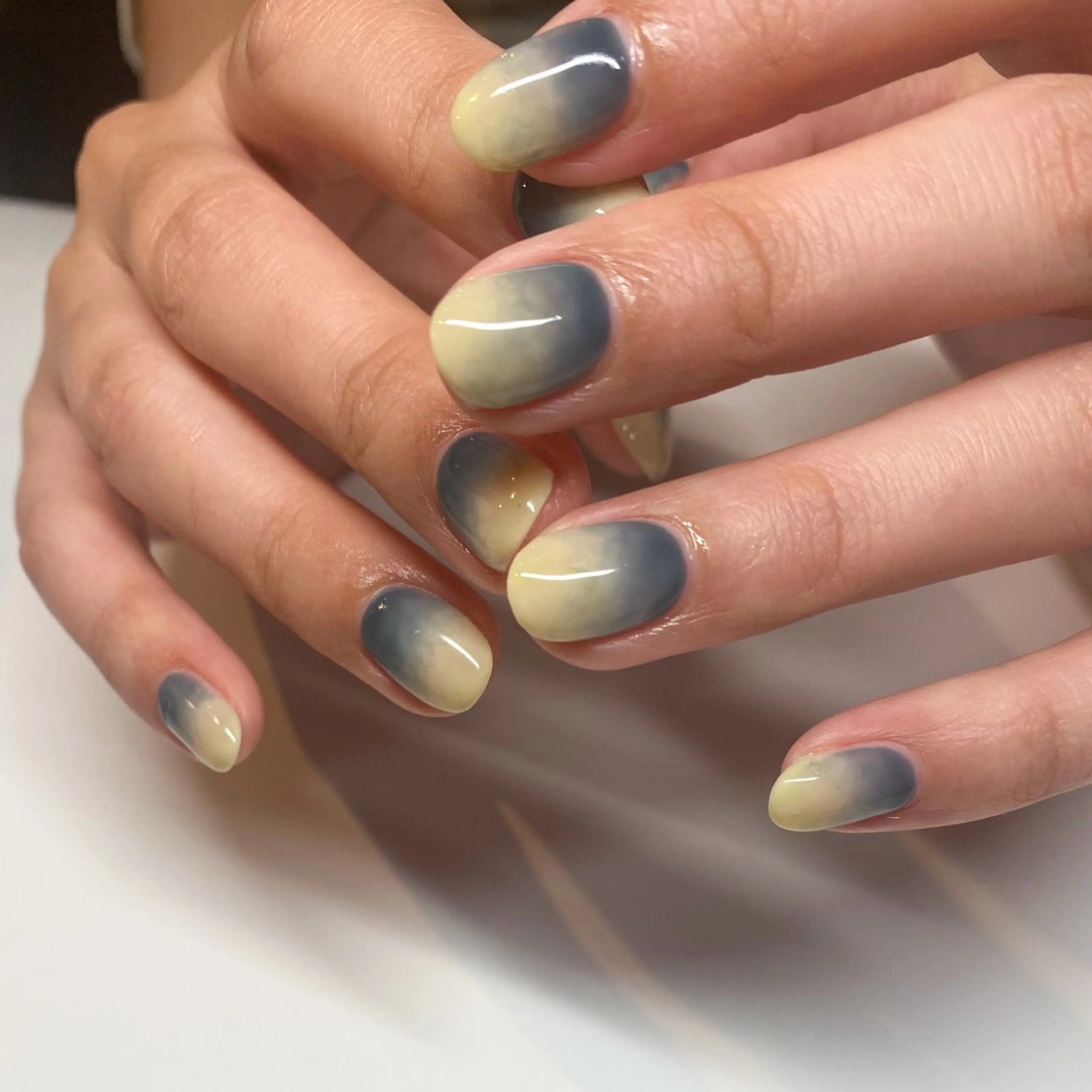 『グラデーションネイル』ベースカラー&グラデーションカラーをお選びいただけます🥣の写真