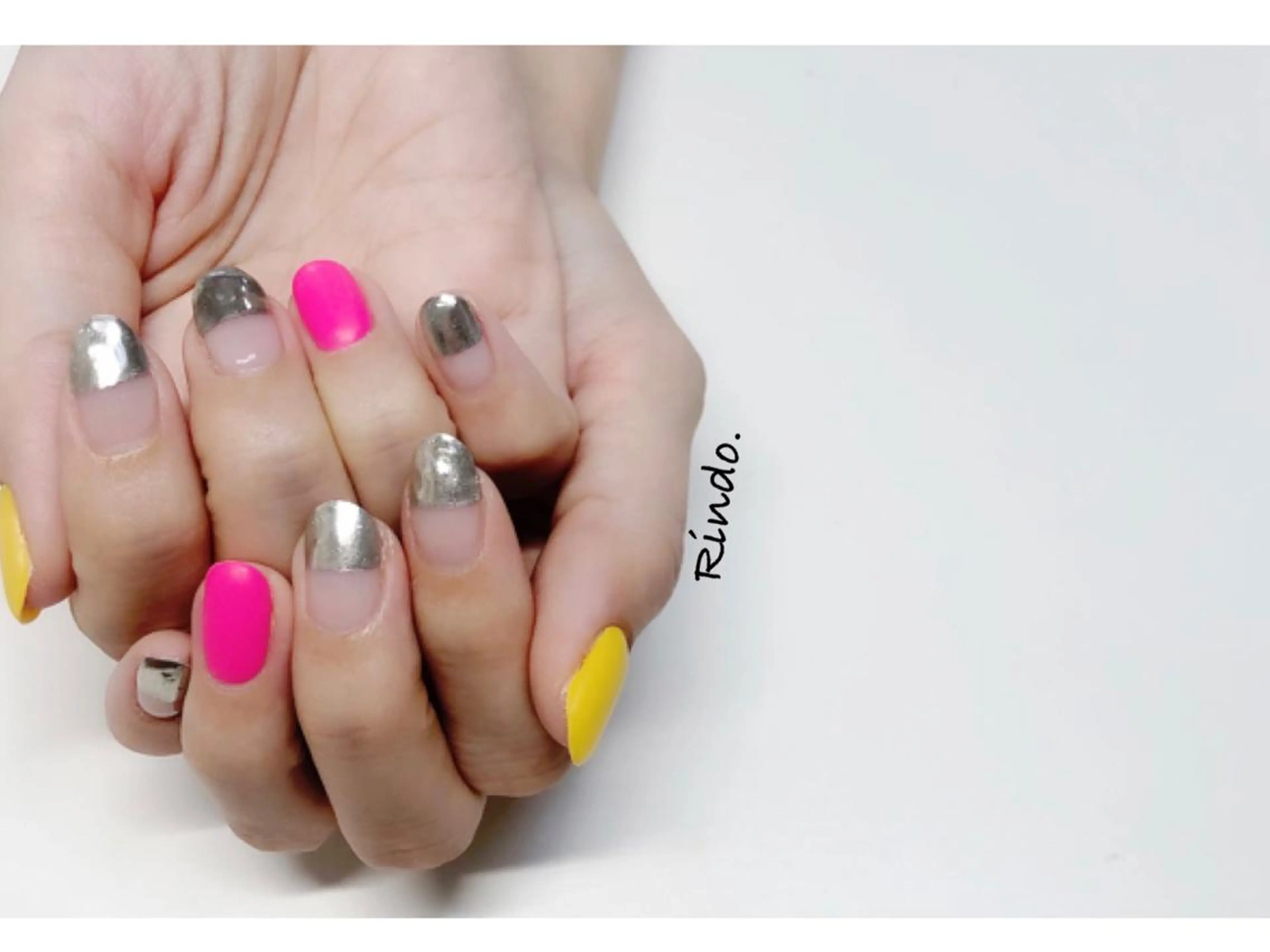 ネイル マットネイル ミラーネイル ハンドネイル Rindo.ネイル ♡耳つぼジュエリーのその他イメージ