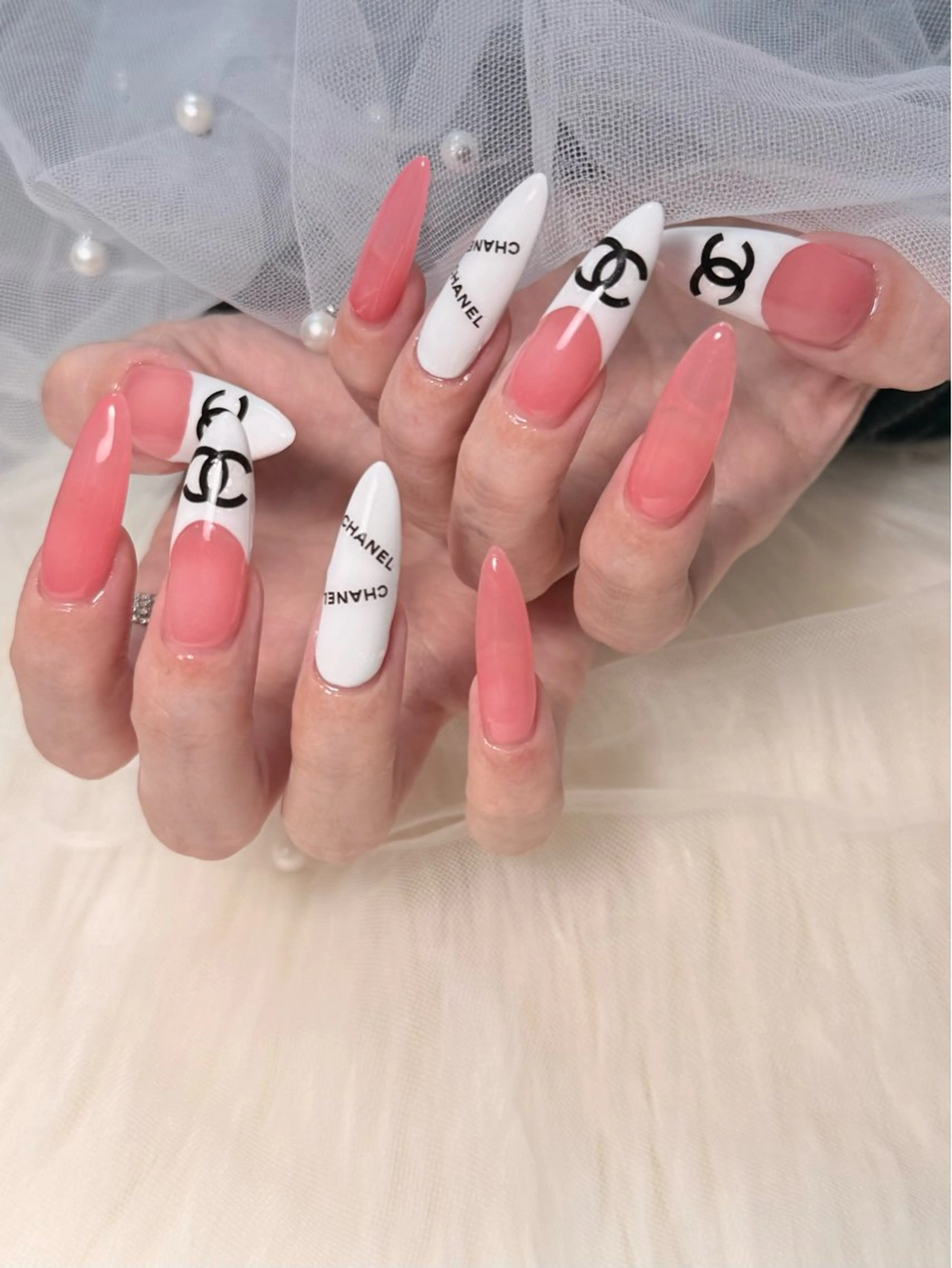 ロング ハンドネイル 🌹Belle Nail🌹のネイルデザイン