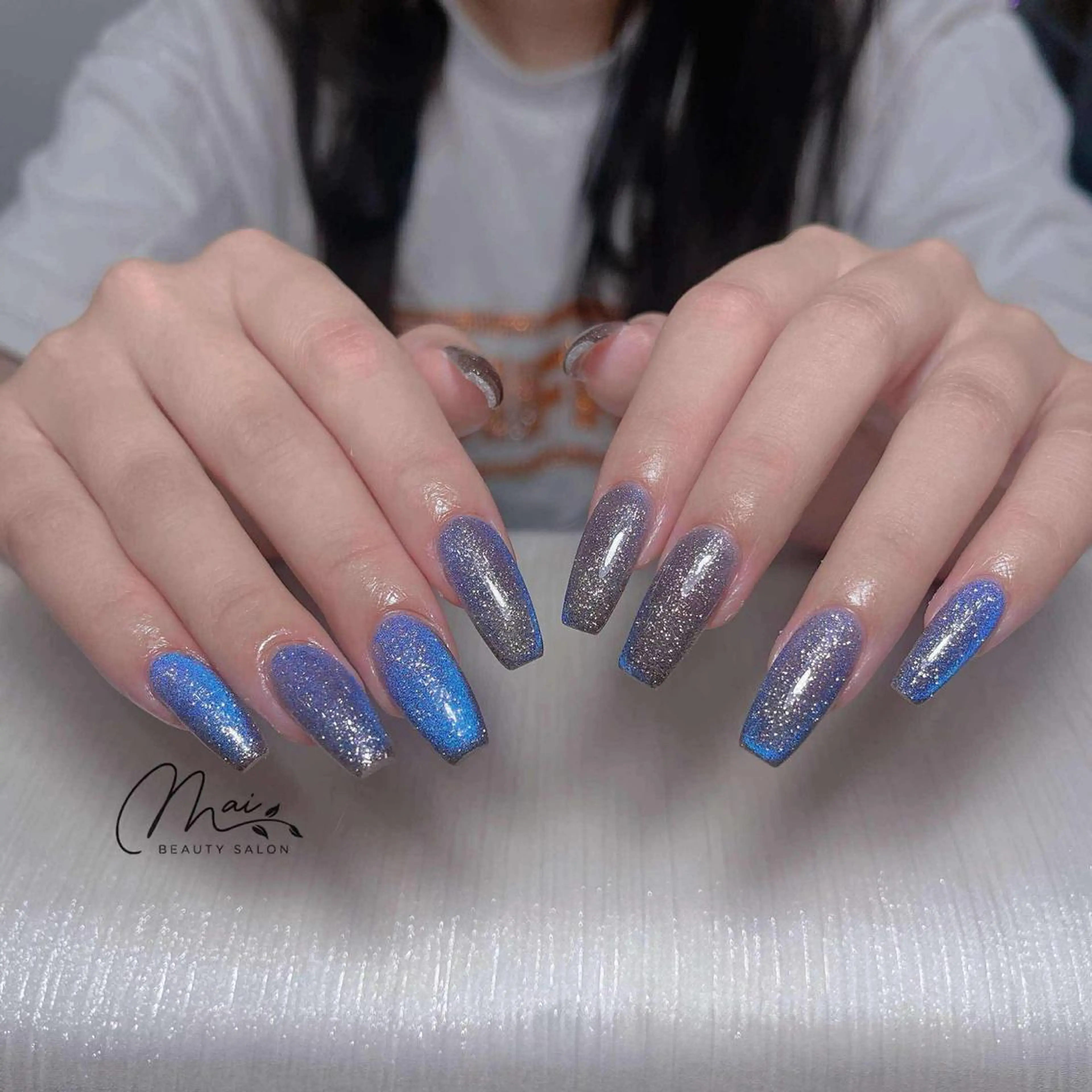 ネイル アニマル柄 ボルドー ジェルネイル ニュアンスネイル パラジェル MaiBeauty dodoのネイルデザイン