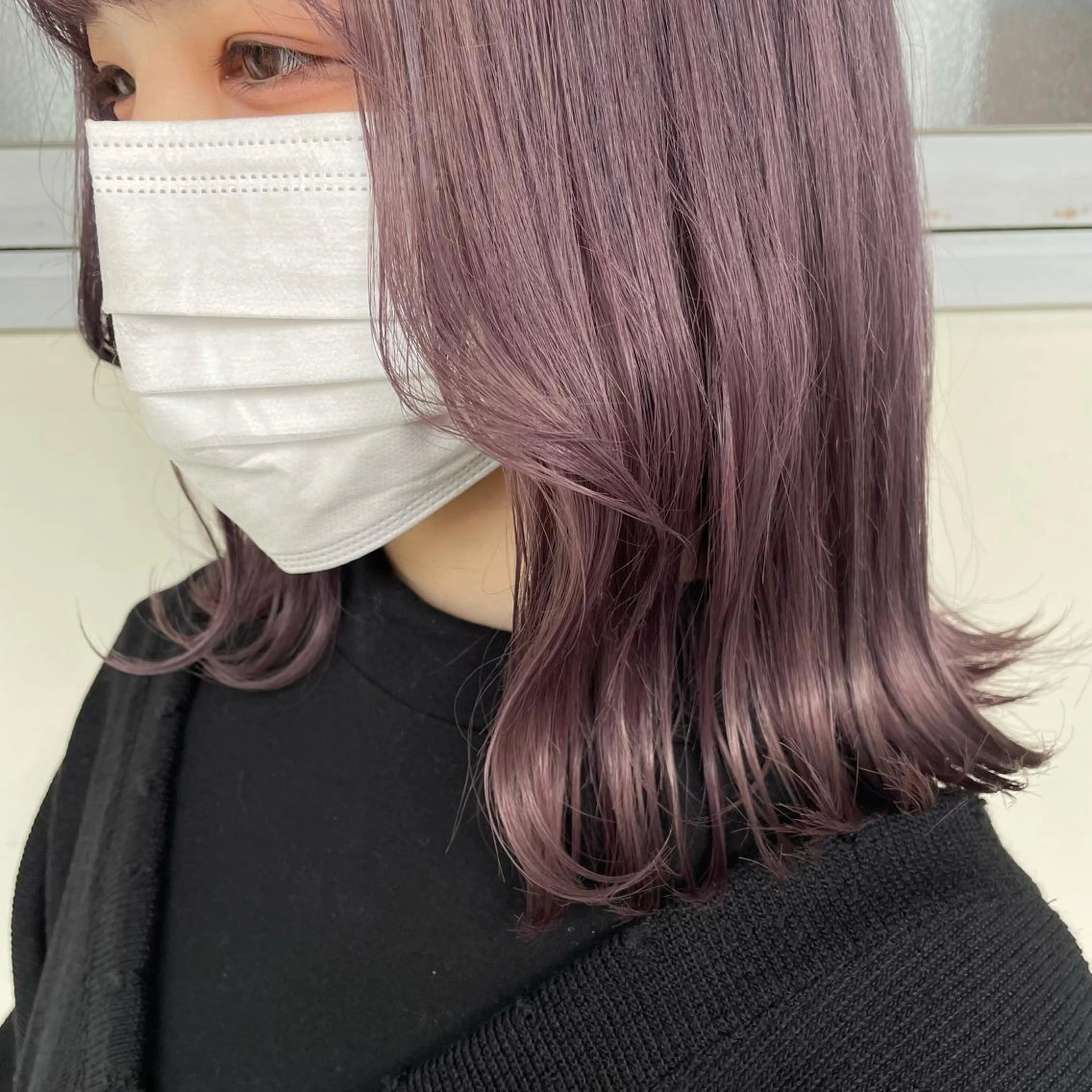 ミディアム カラー ヘアアレンジ カット ヘアカラー トリートメント maoブリーチ無し 似合わせカラーのヘアスタイル