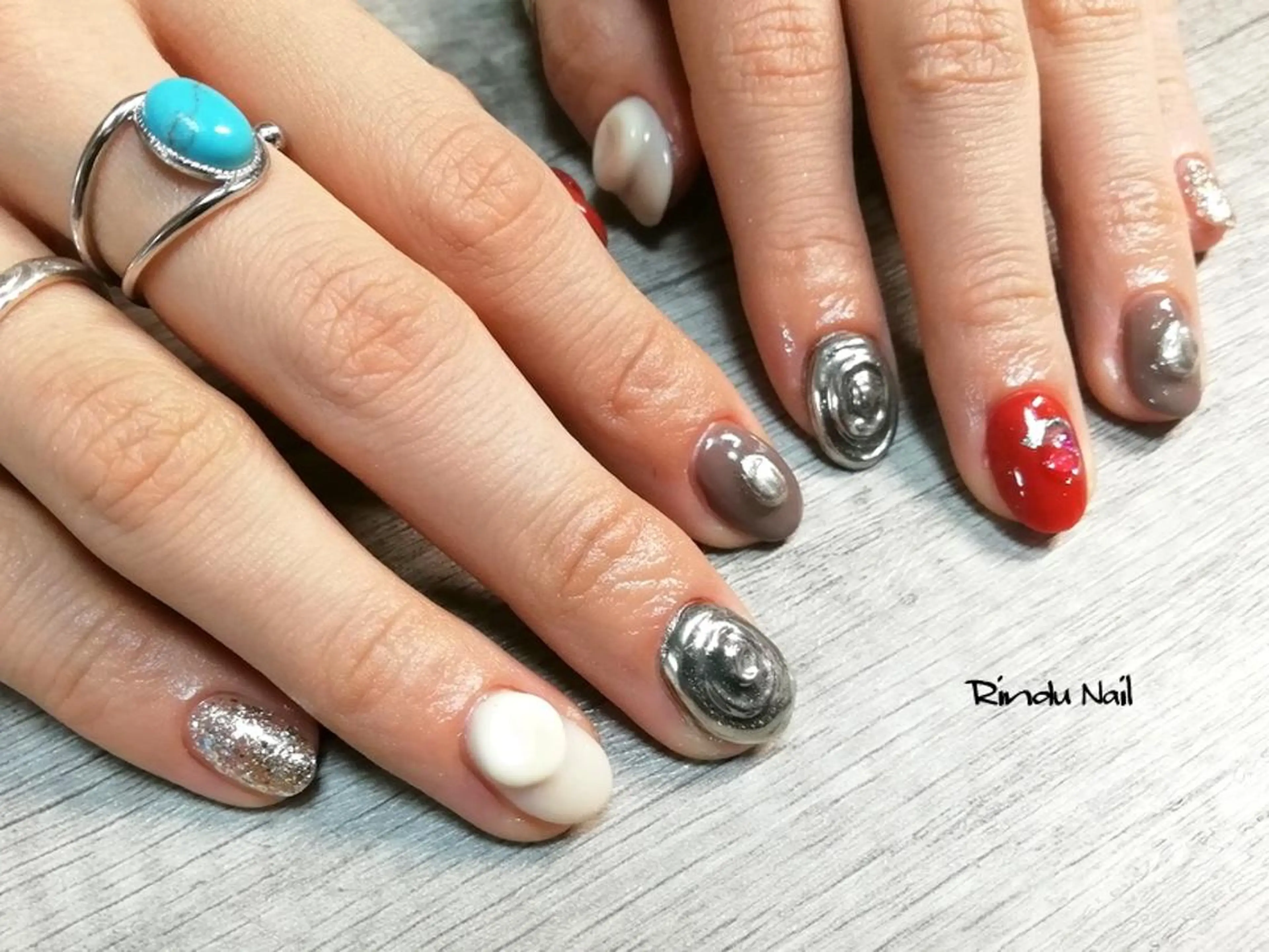 ネイル Rindu Nail 上小田井ジュニアのネイルデザイン