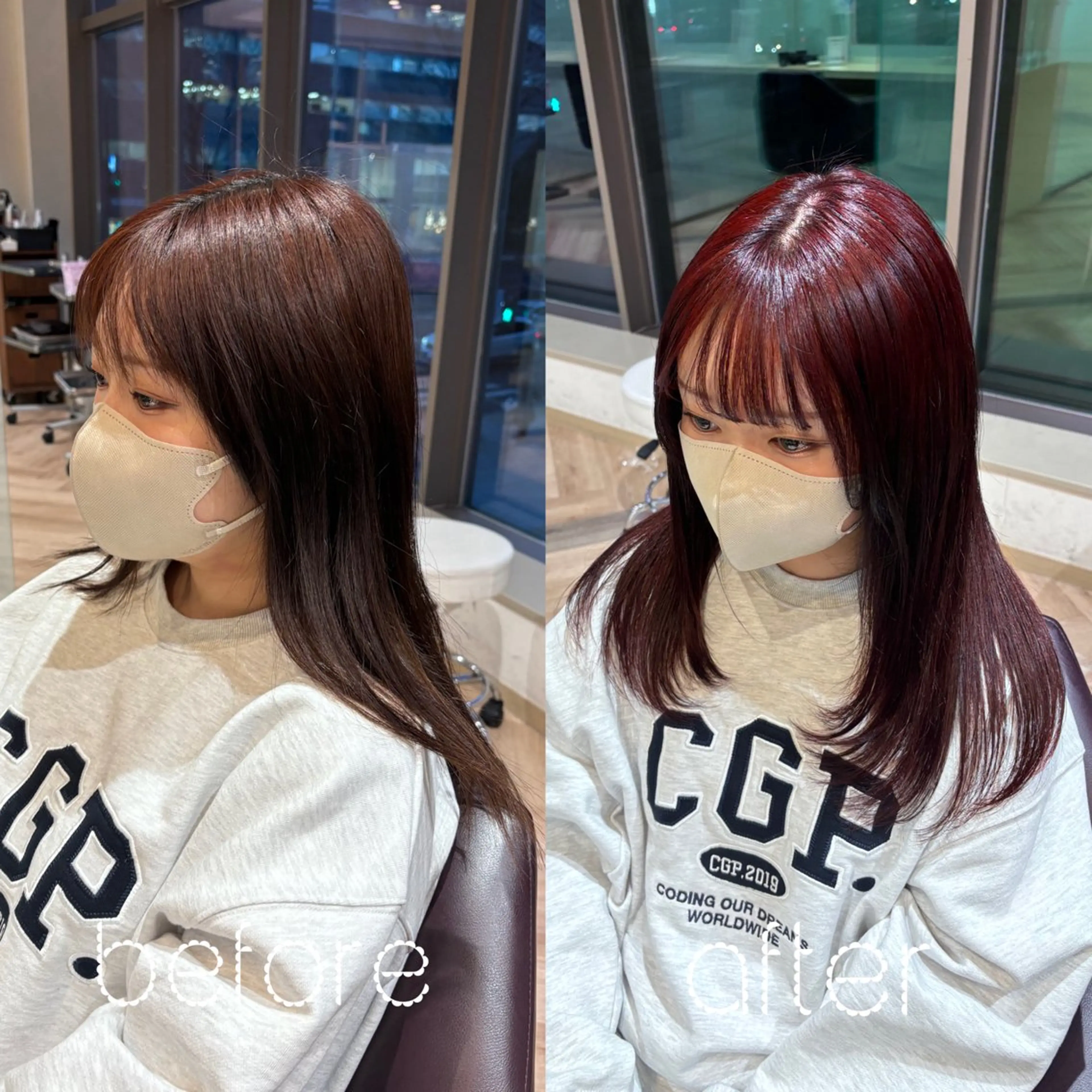 カラー 艶カラー💞 amiのヘアスタイル