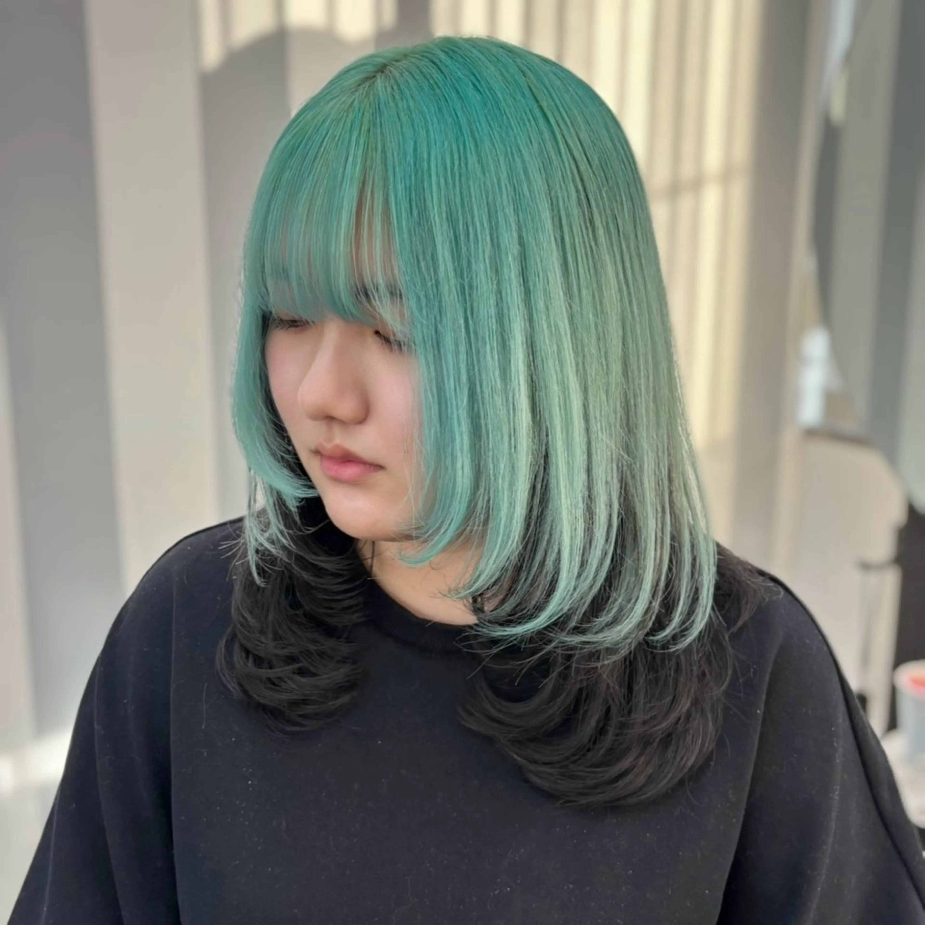 セミロング カラー ヘアカラー Ren. 🦋デザインカラーのヘアスタイル