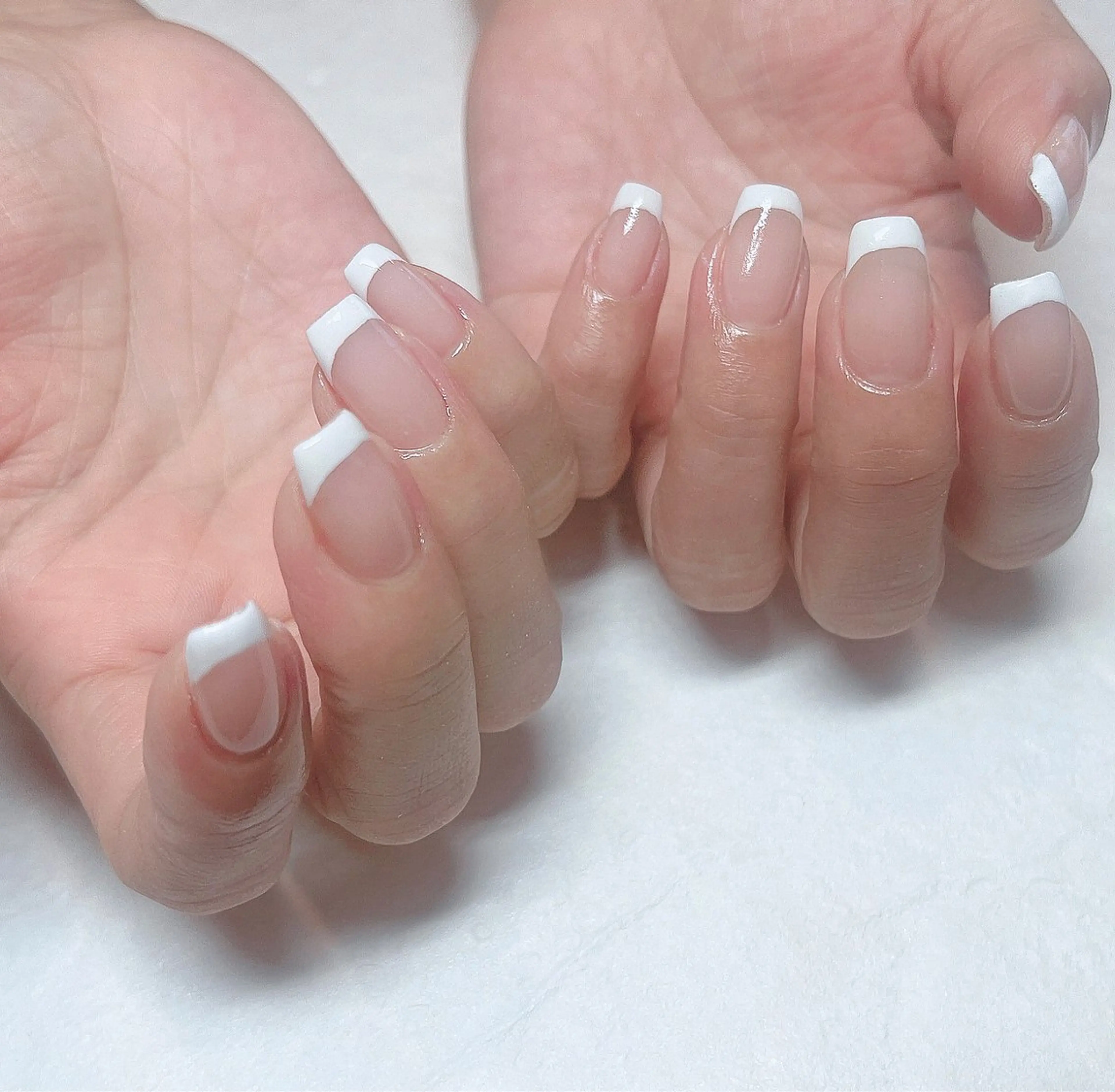 ネイル フレンチネイル ハンドネイル ハンドケア LI’A NAIL SALON所属・LIAnail MOEのネイルデザイン