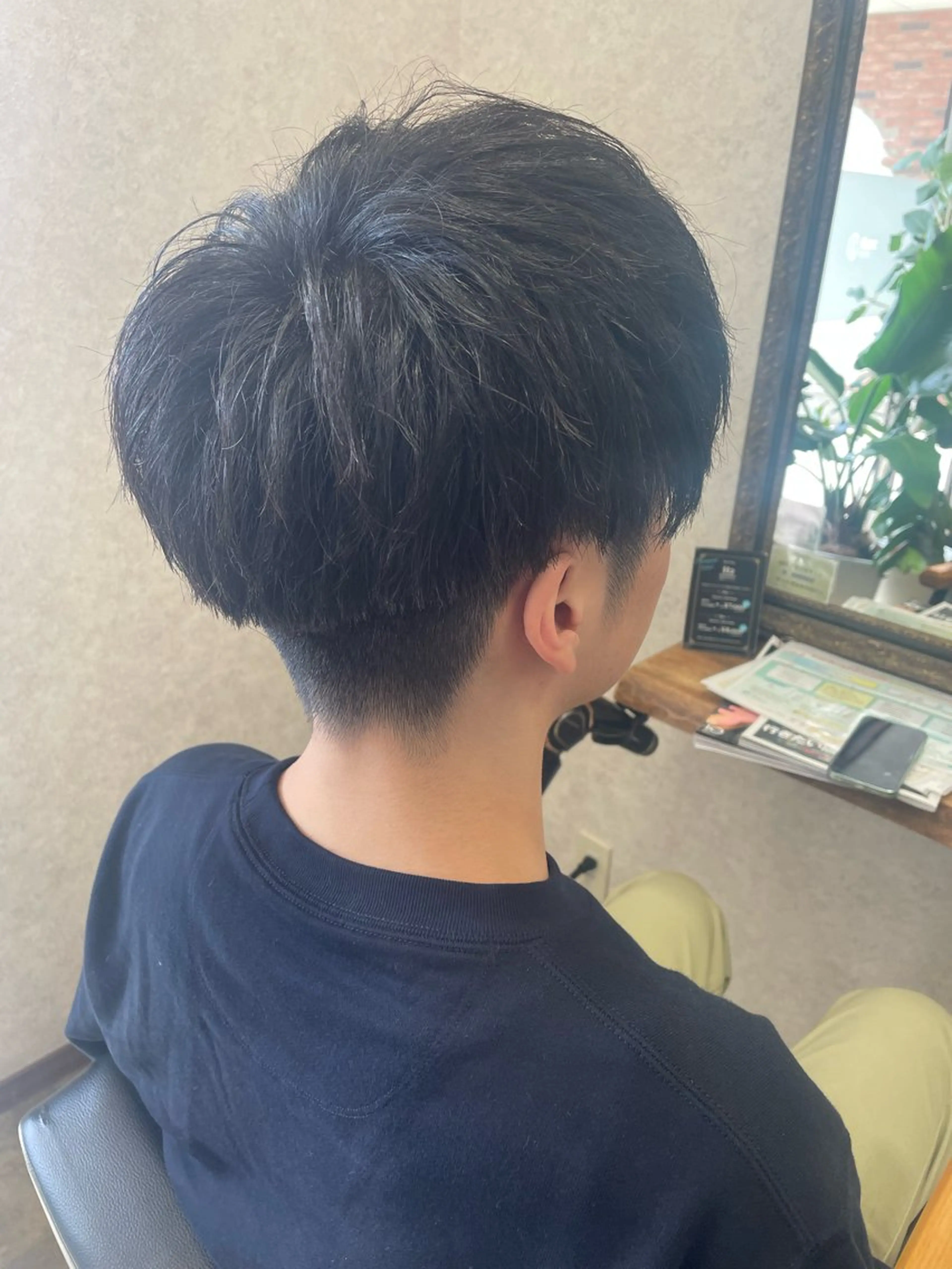 ショート メンズ マッシュ メンズパーマ Blanc blanc所属・三川 啓英 / Blancblancのヘアスタイル