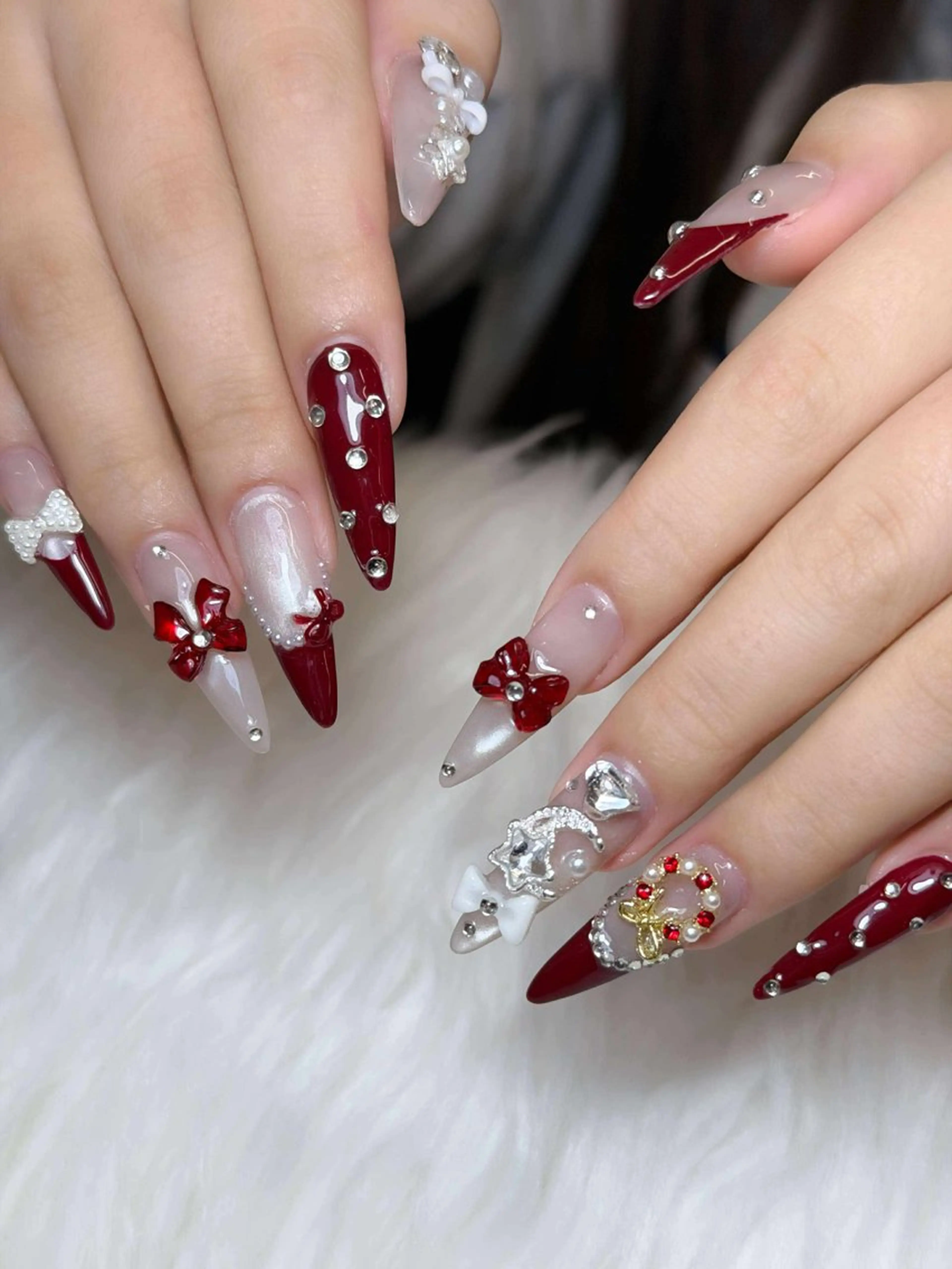 ネイル オーロラネイル チークネイル フットネイル フレンチネイル ハロウィン ハンドネイル Lumi Nail 新大久保3‘のネイルデザイン