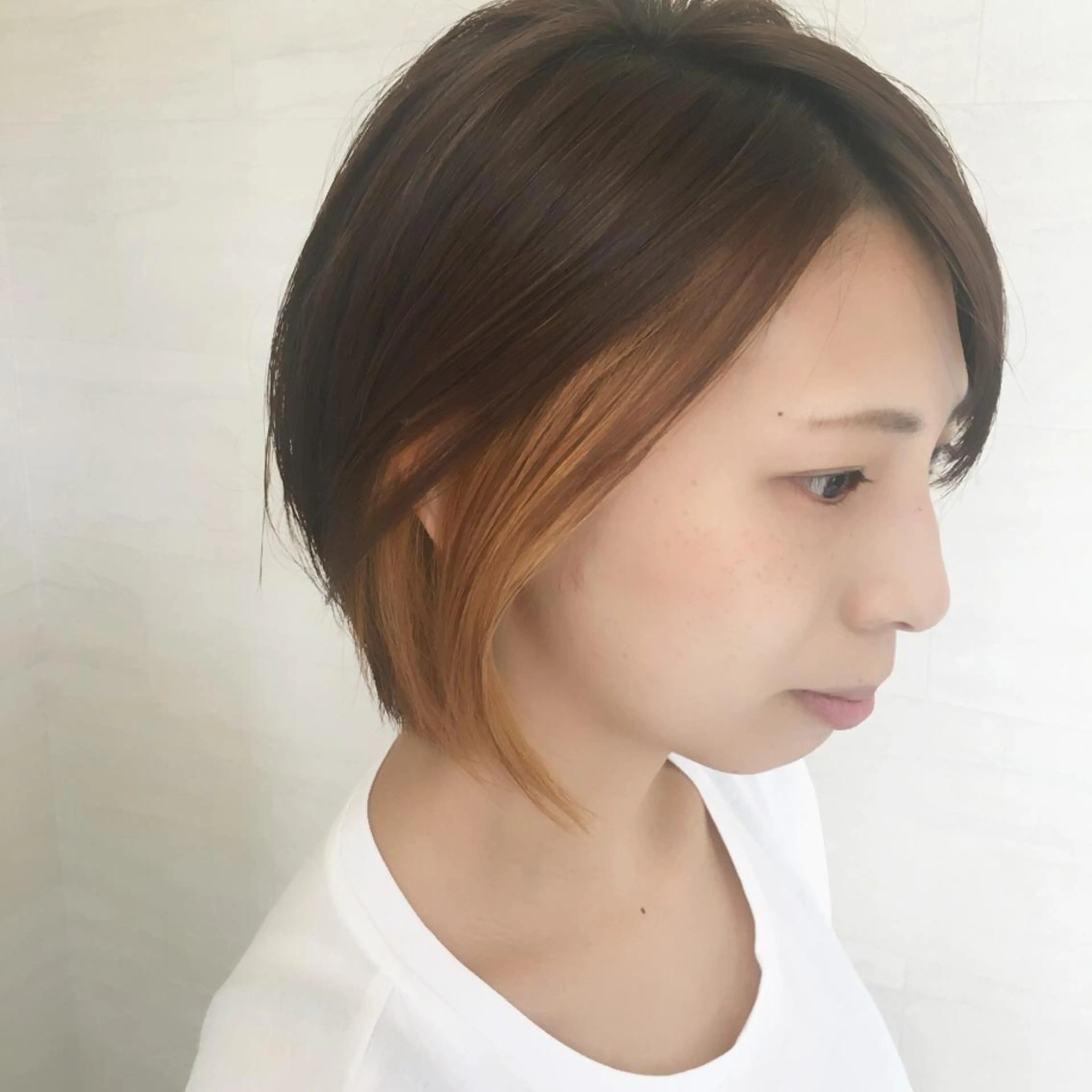 カラー インナーカラー ラブーケ中川中島店 クラタチカコのヘアスタイル