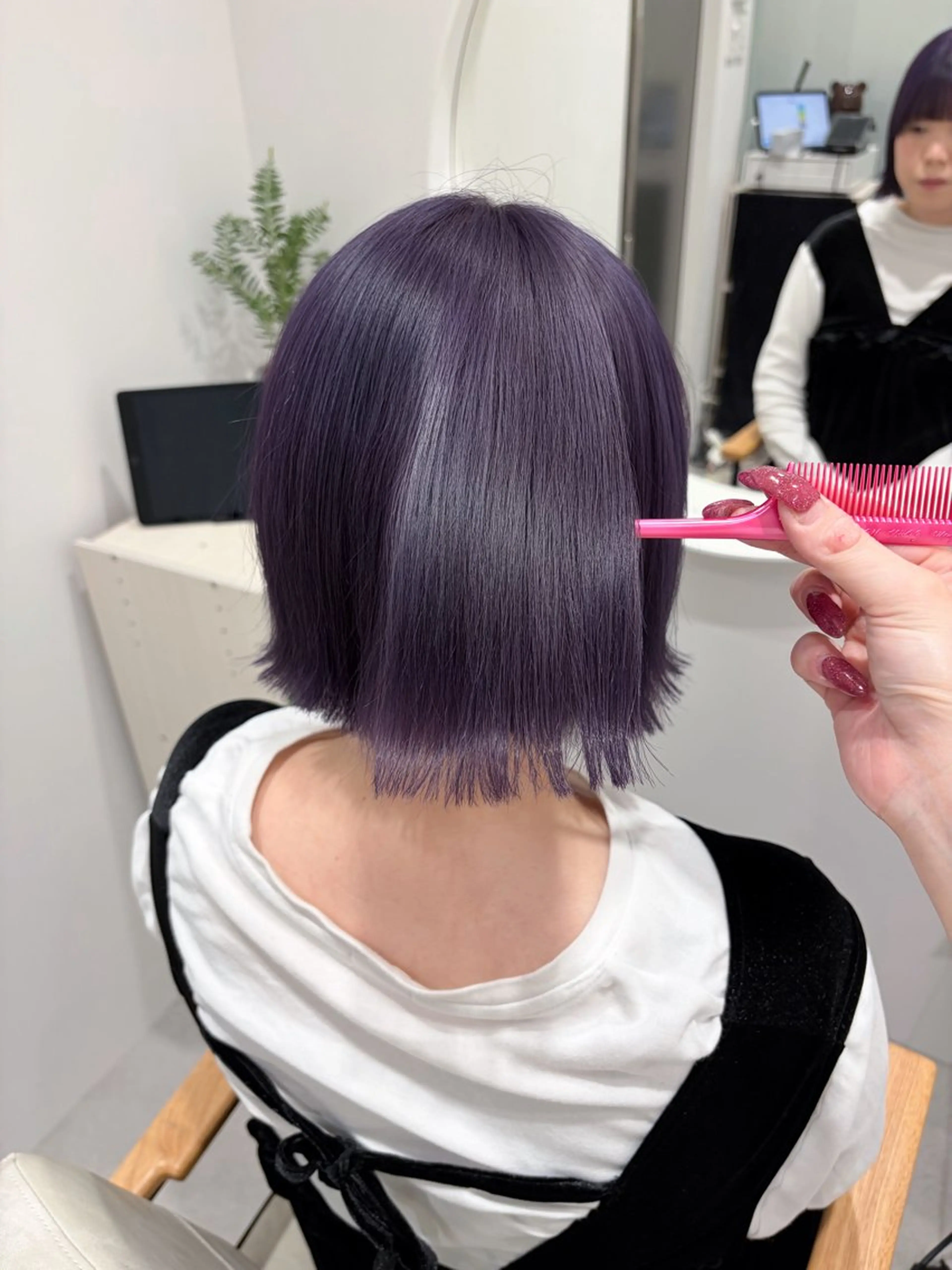 ショート カット ヘアカラー トリートメント 髪質改善/ブリーチ/ ダブルカラー🍀るなのヘアスタイル
