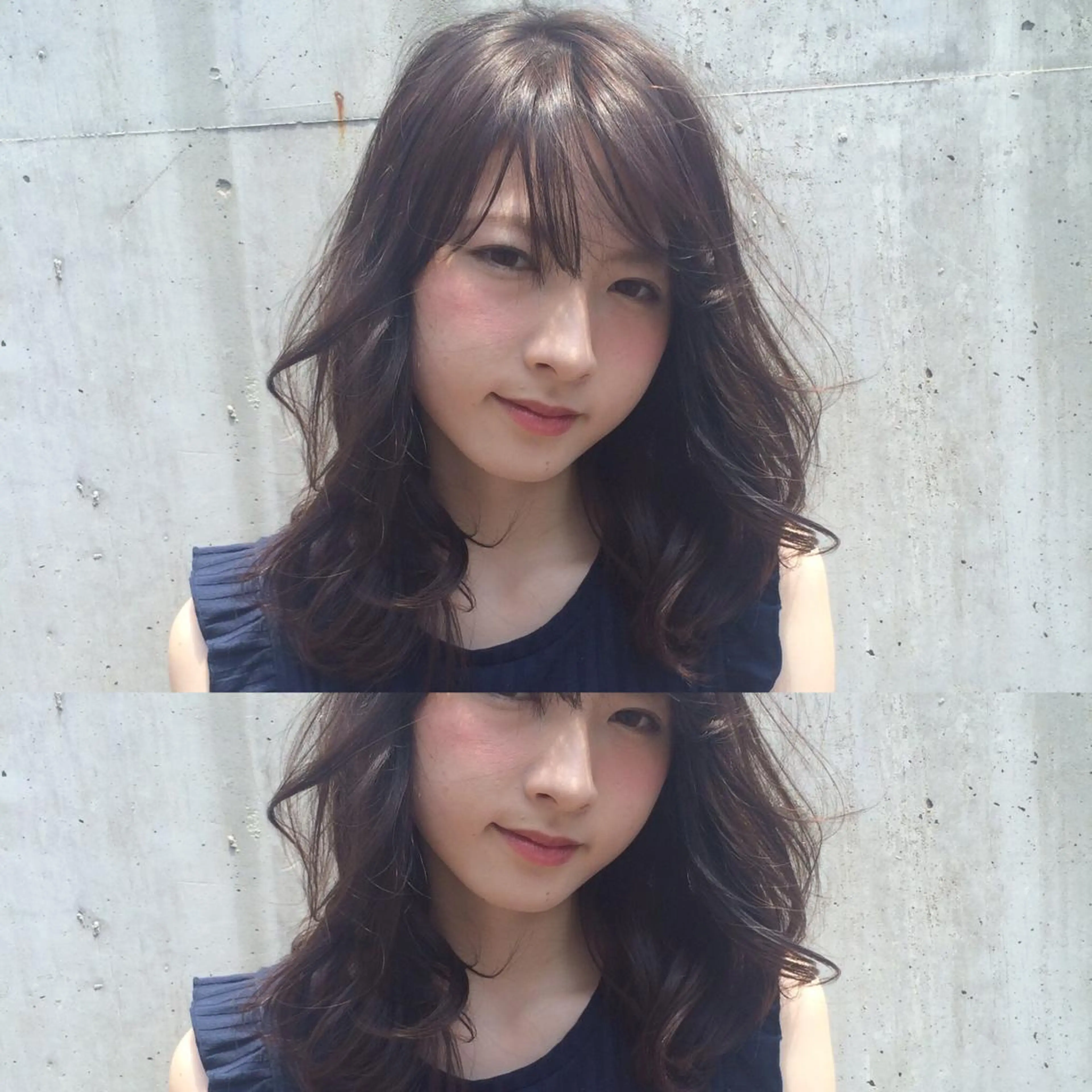 ミディアム セミロング ロング カラー パーマ STAR所属・内藤 達也のヘアスタイル