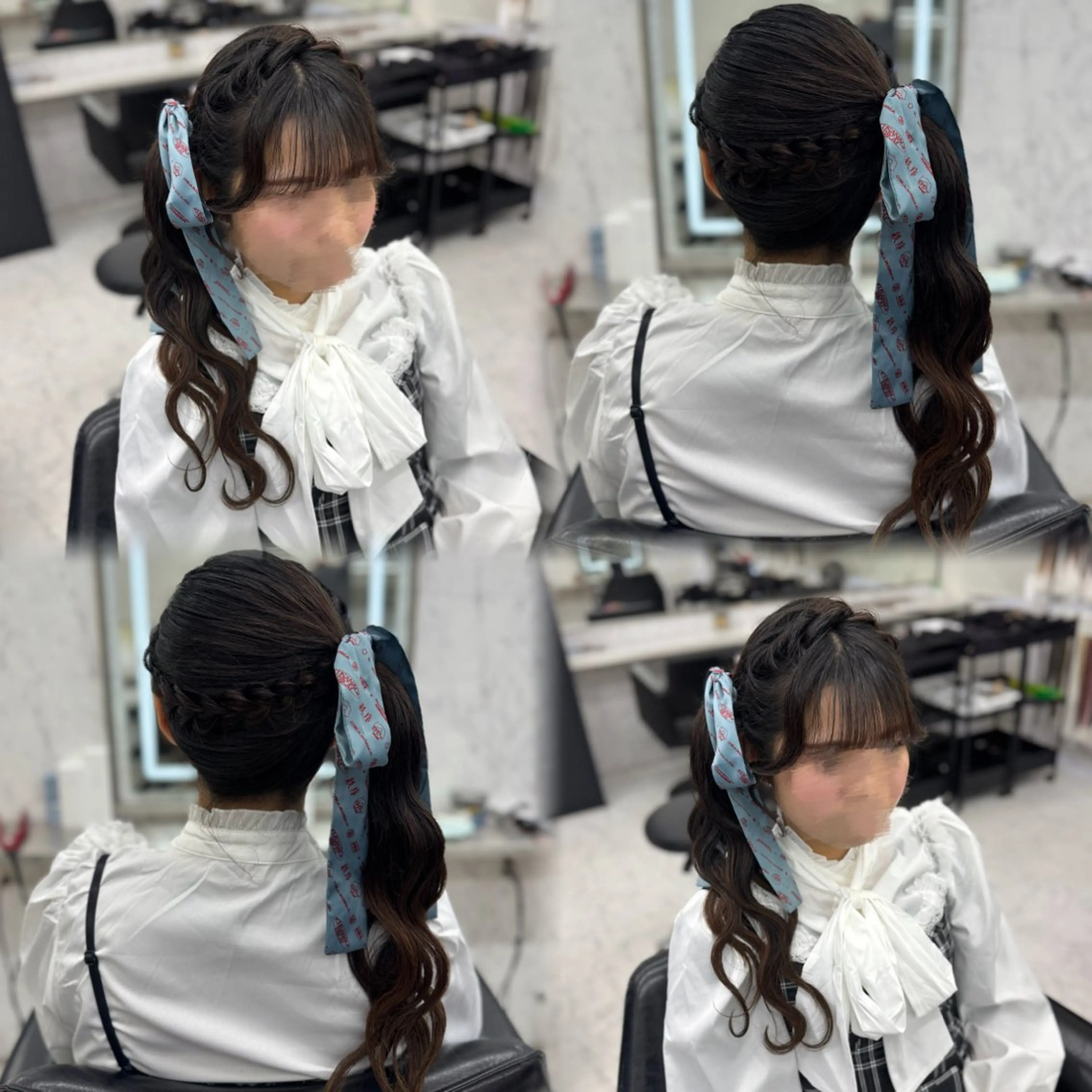 ロング ヘアアレンジ ヘアセット JPCY MIRIYAのヘアスタイル