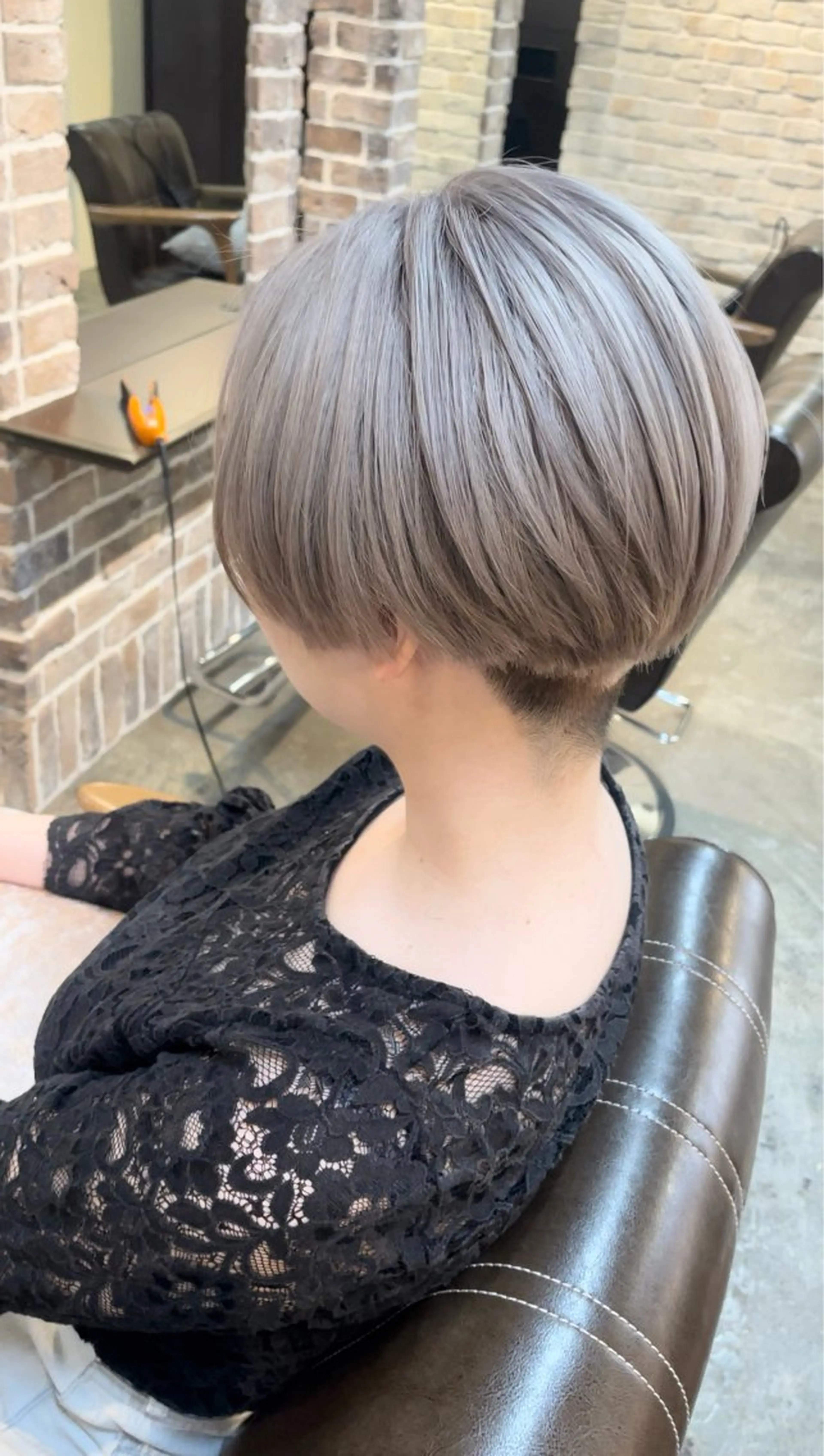 ショート カラー ハンサムショート ショートヘア ACROあべの店所属・艶カラー/インナー /グラデ/大西小百合のヘアスタイル