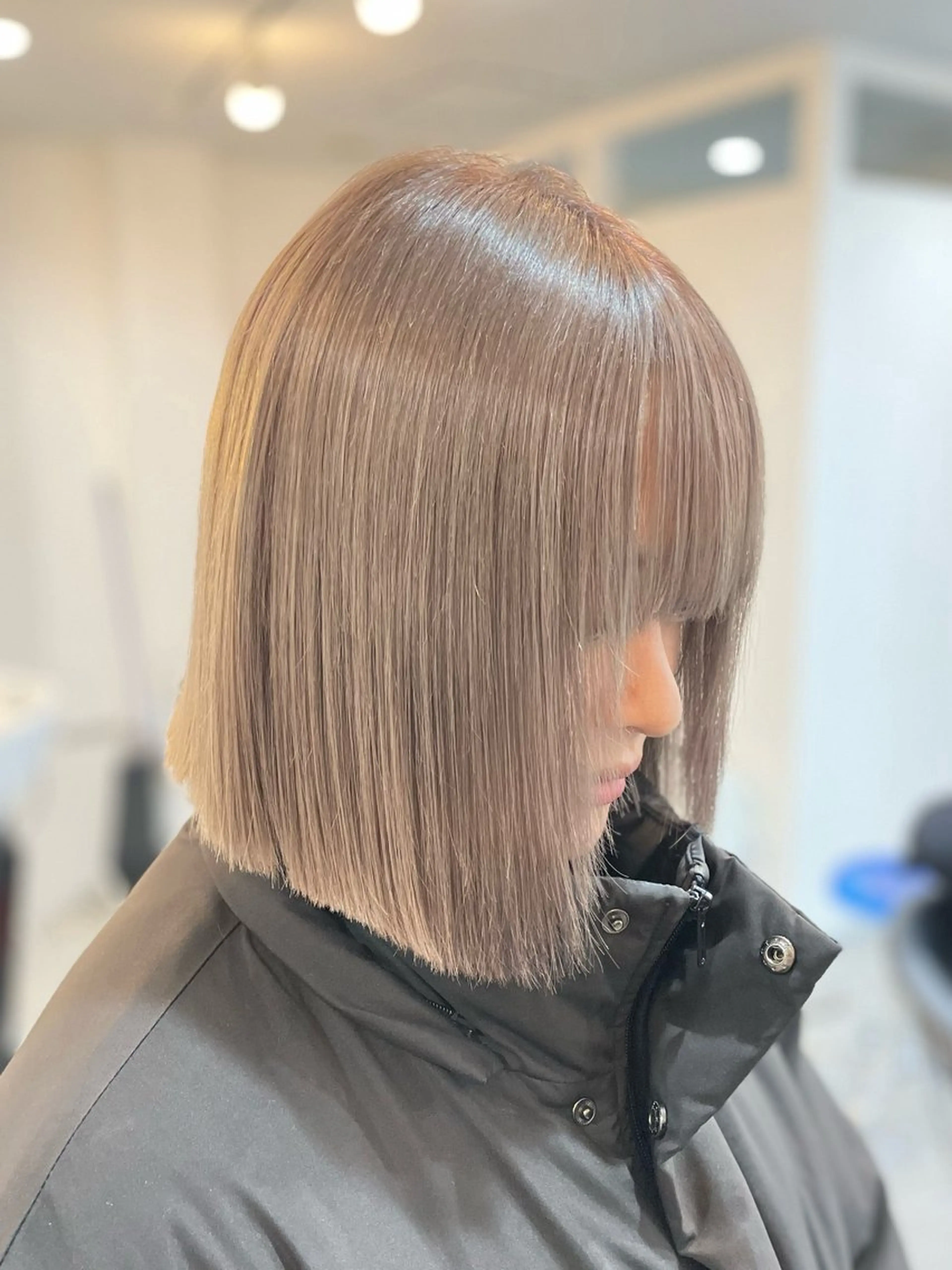 ミディアム ボブ ARARE HAIR みゆきのヘアスタイル