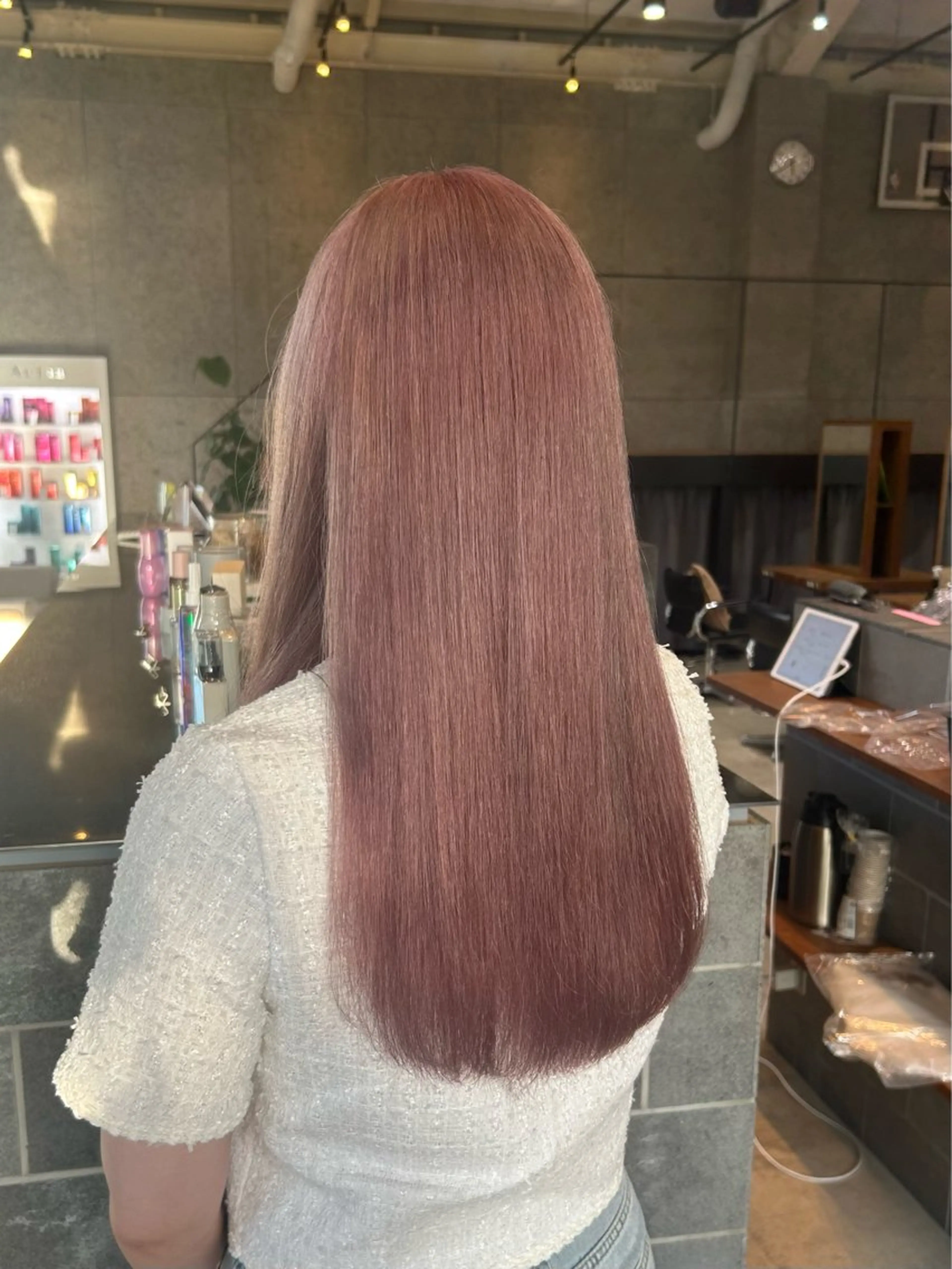 カラー ベージュカラー ピンクカラー ヘアカラー トリートメント 🎀艶ハイトーン特化 セナ🎀のヘアスタイル