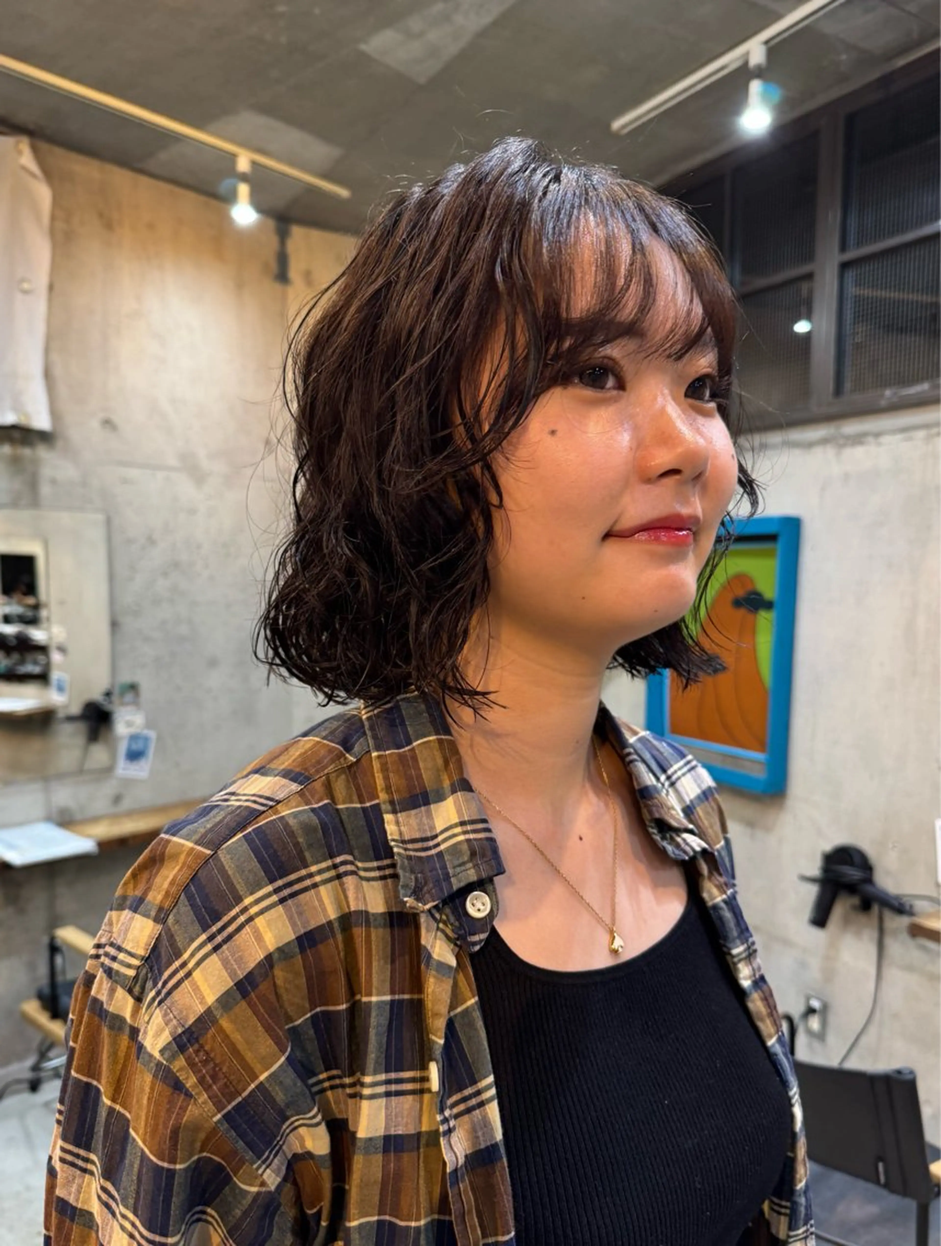 ミディアム パーマ パーマ/パーマ落とし /メンズカット/ヒロのヘアスタイル