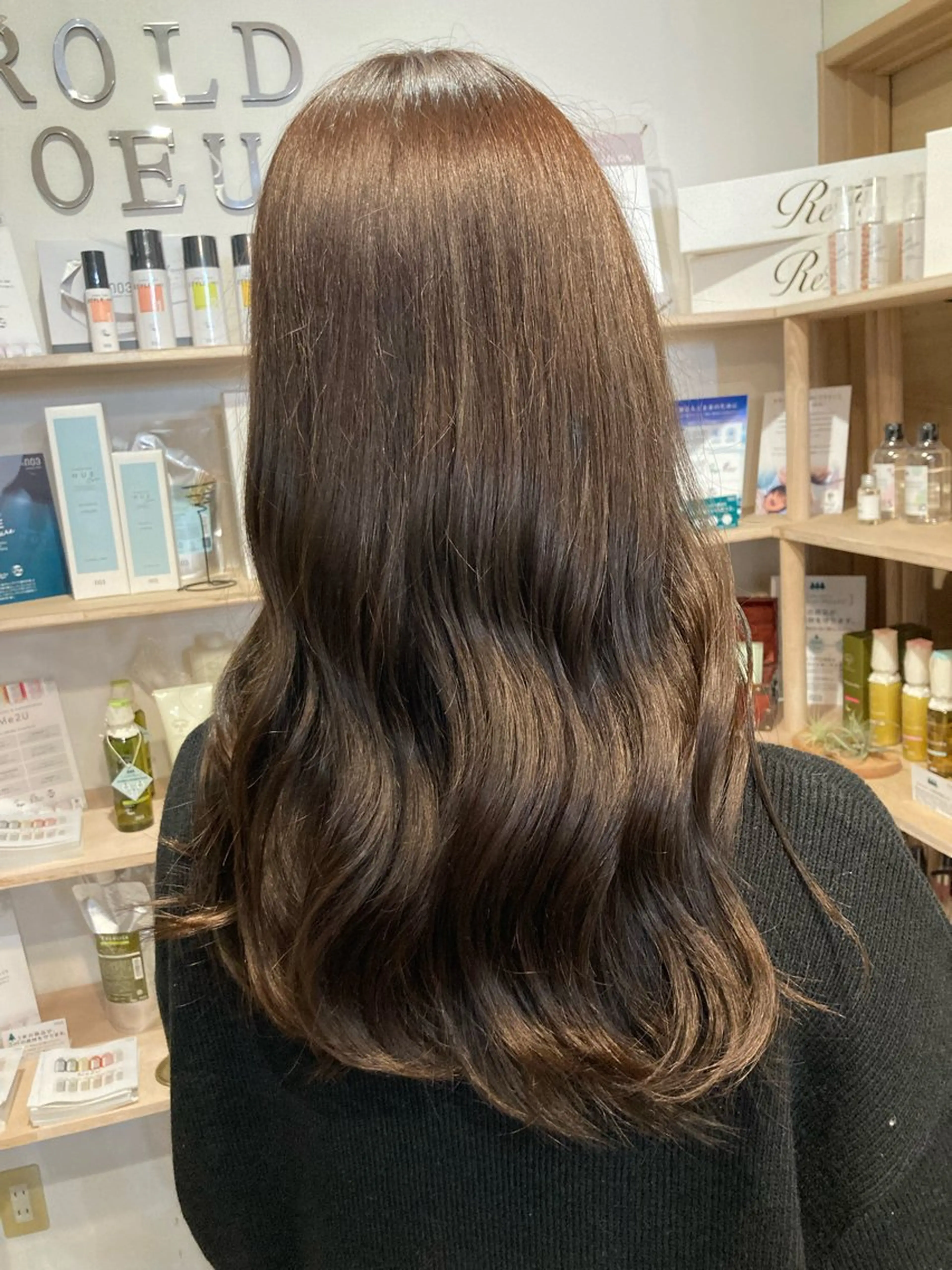 ミディアム カット ヘアカラー トリートメント Claire 【クレール】所属・富山駅徒歩8分/ 透明感カラーみきやのヘアスタイル