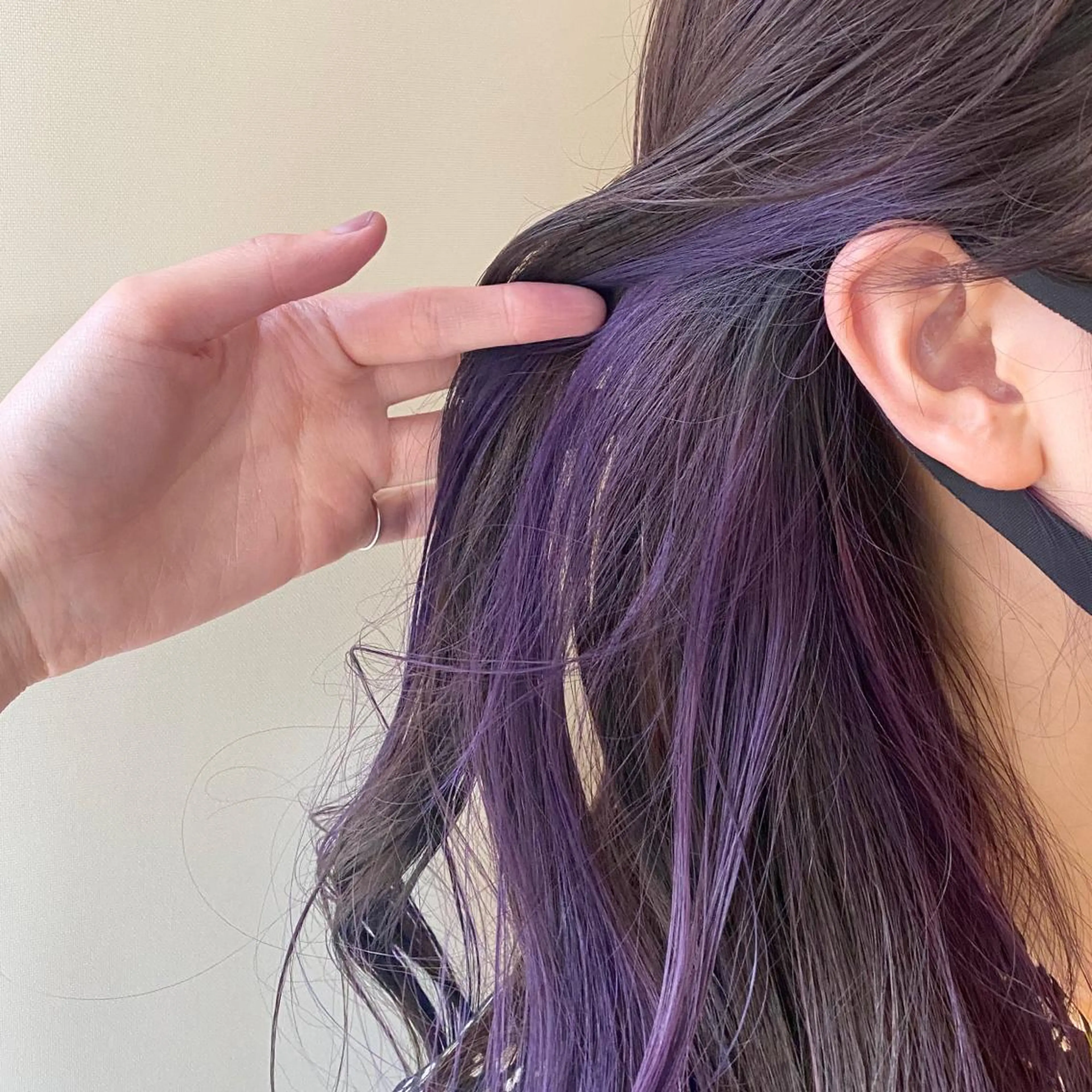 ミディアム カラー ヘアアレンジ グレージュ ラベンダーカラー ラベンダーグレージュ ラベンダーグレー GIVET (ジヴェ)所属・撮影モデル募集 🦋soemikaのヘアスタイル