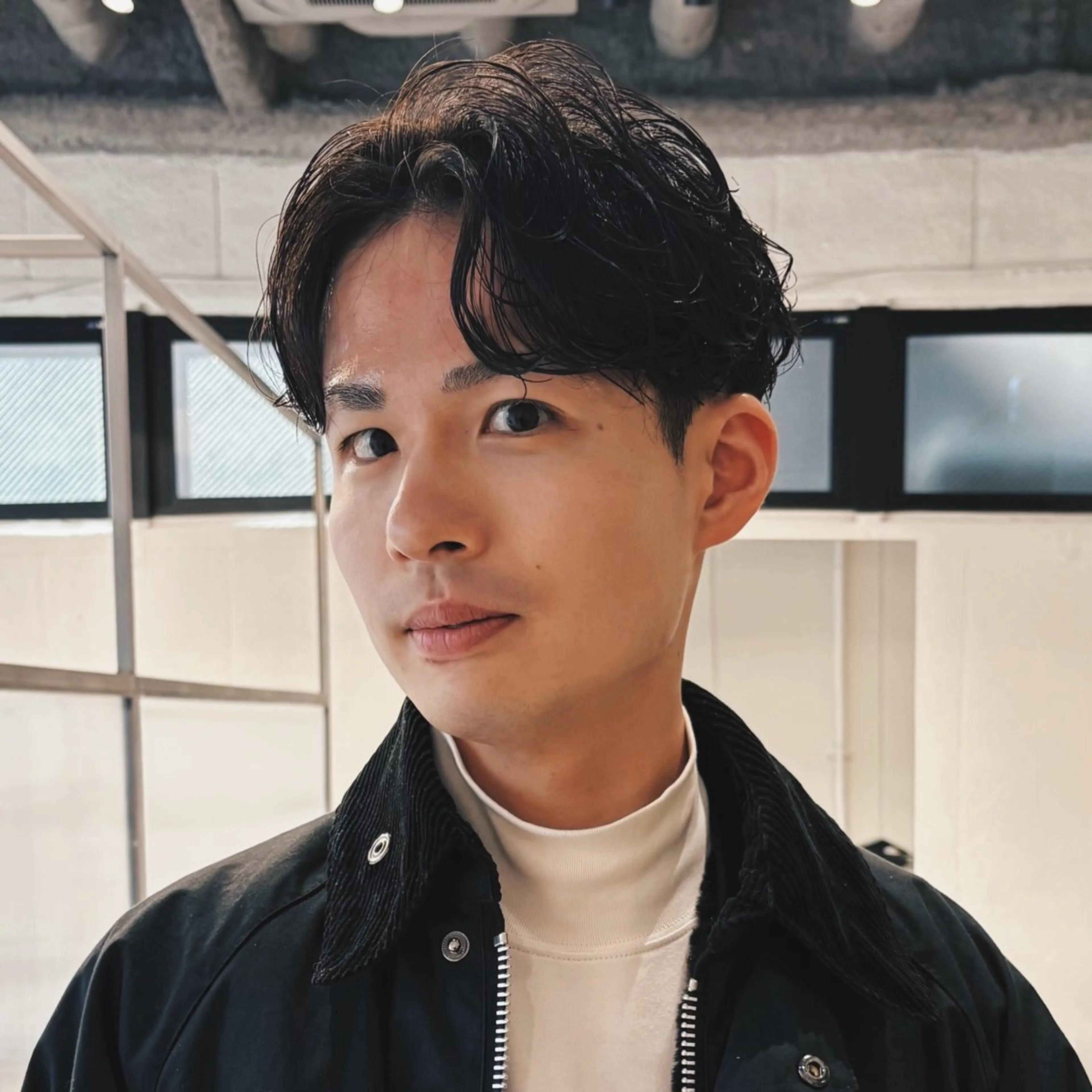 ショート パーマ メンズ メンズパーマ カット パーマ メンズ特化美容師 サノヤマトのヘアスタイル