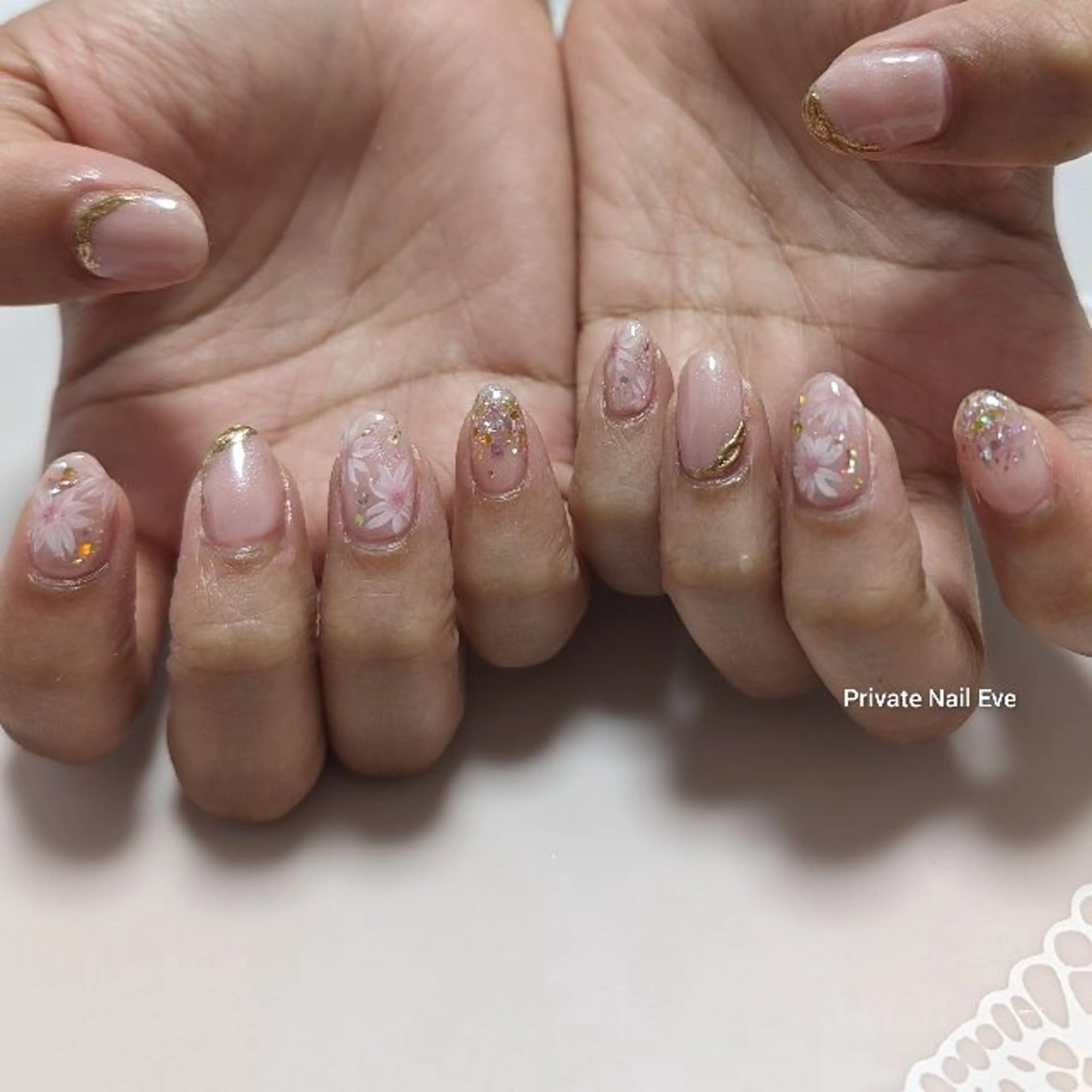 ネイル 桜ネイル ハンドネイル ネイル junkoのネイルデザイン