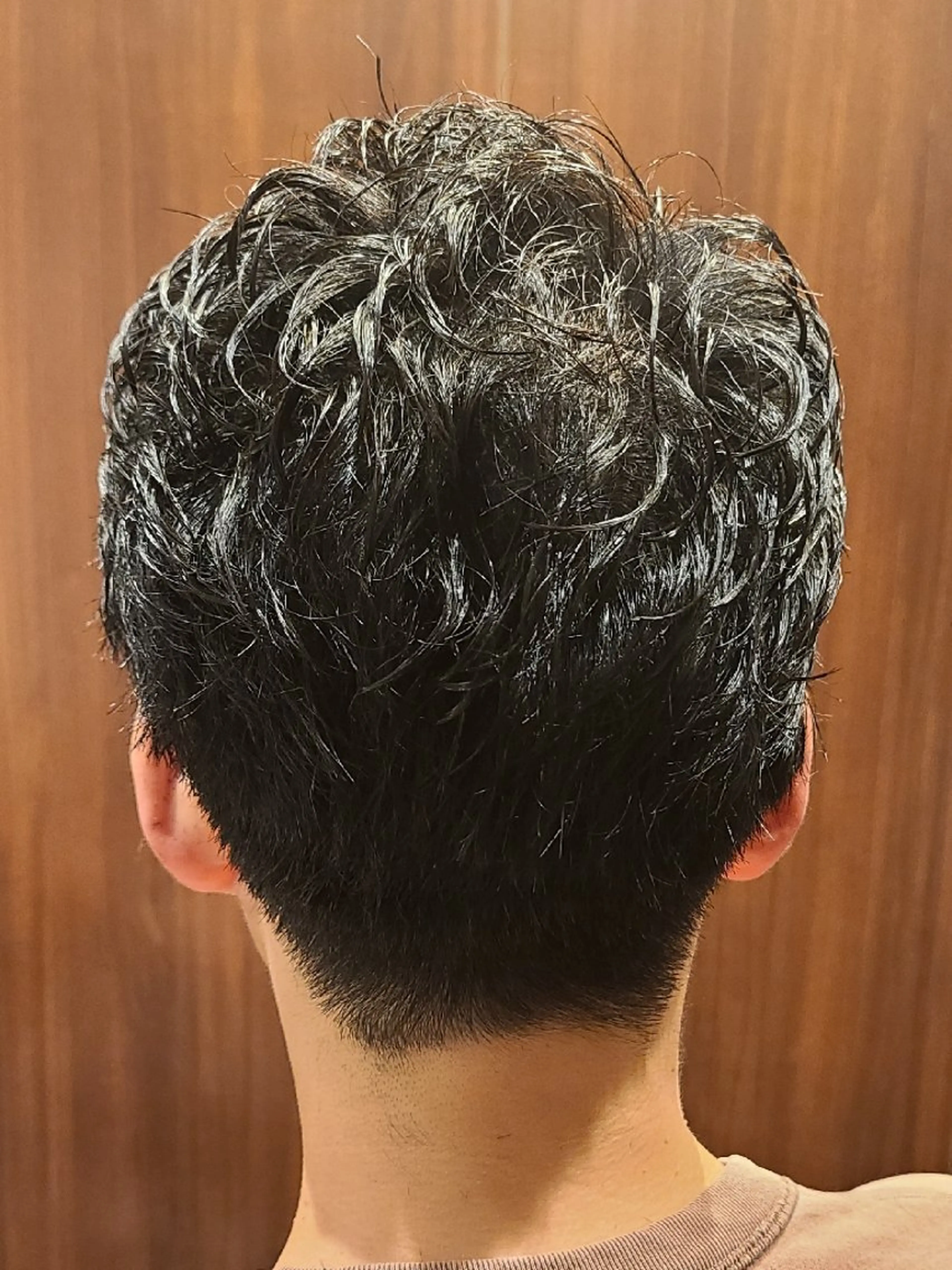 ショート パーマ メンズ メンズパーマ ショートヘア 針生 永遠のヘアスタイル