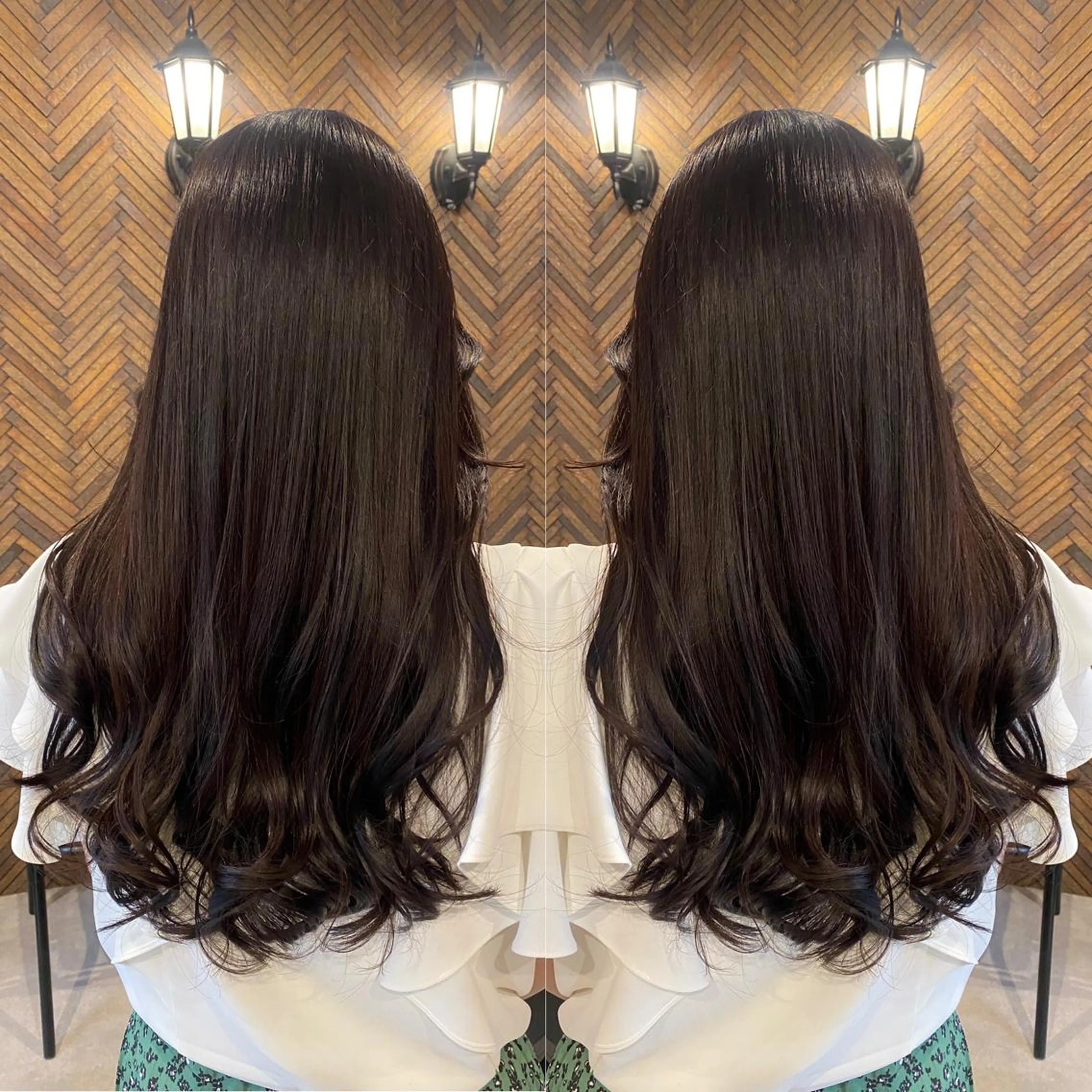 ロング カラー カット ヘアカラー トリートメント tocca 💜石田愛結💜のヘアスタイル