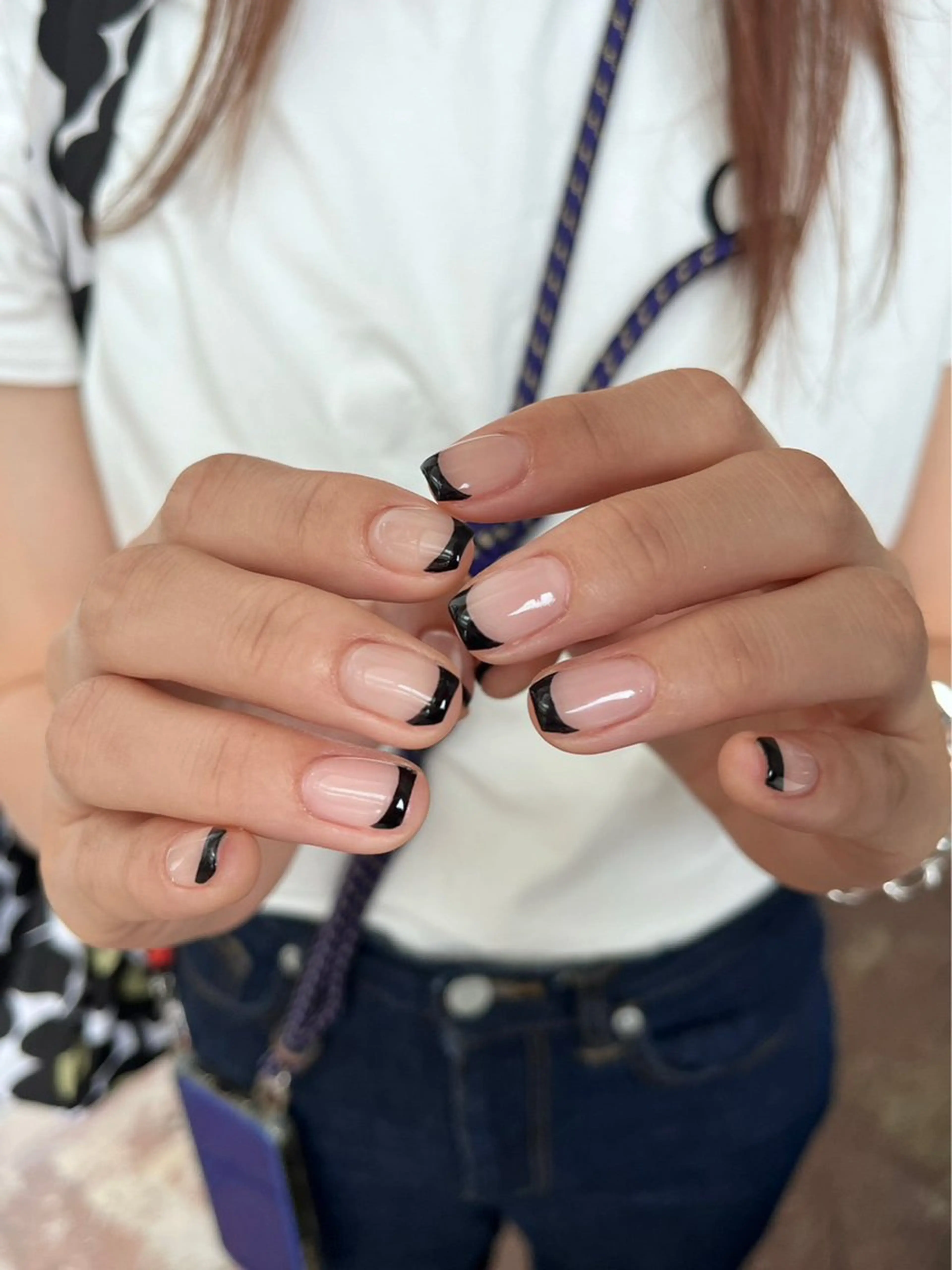 【オフなし】補足事項必読！フレンチネイル★ベースカラーありの写真