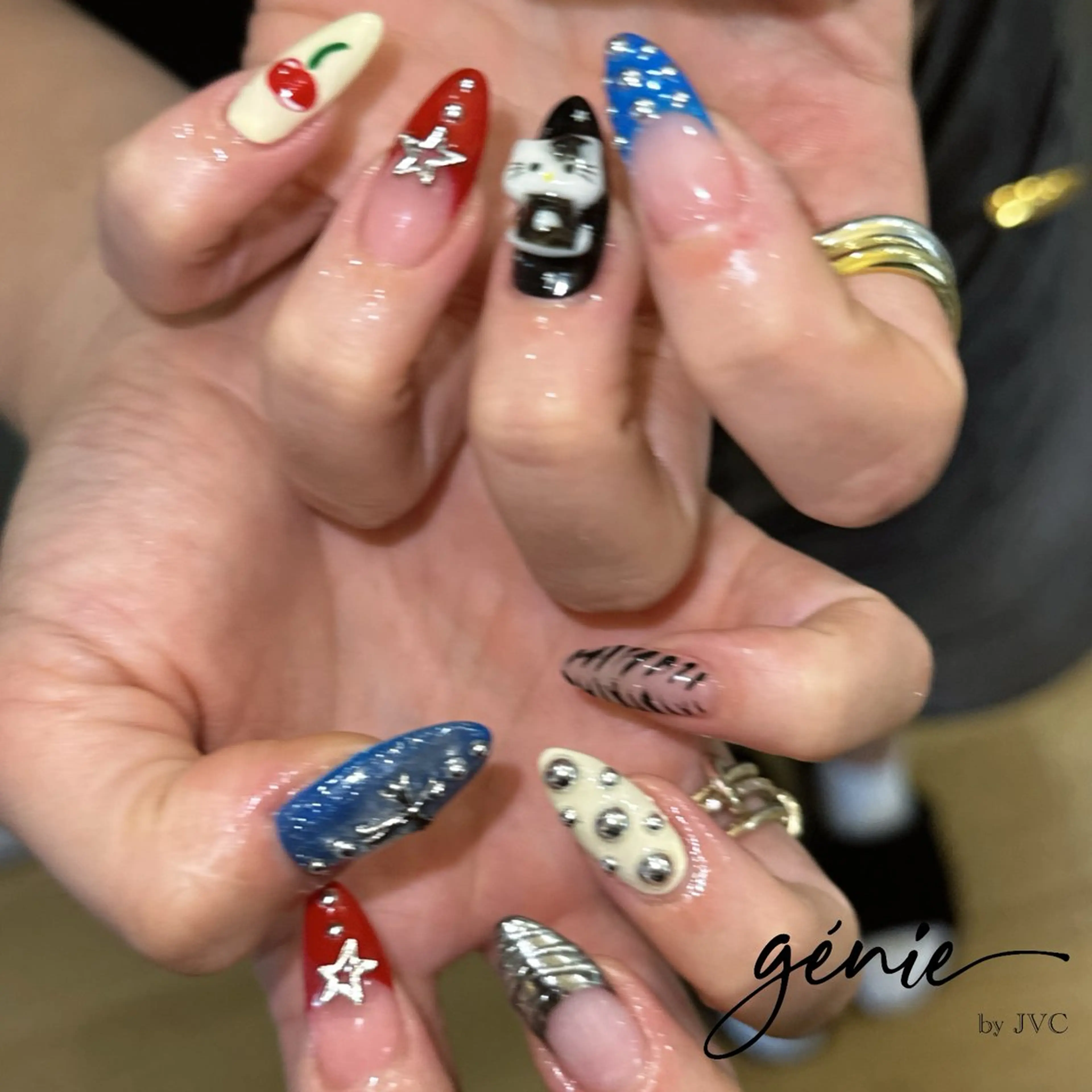 ネイル genie_by_JVC所属・geniebyJVC ジニンのネイルデザイン